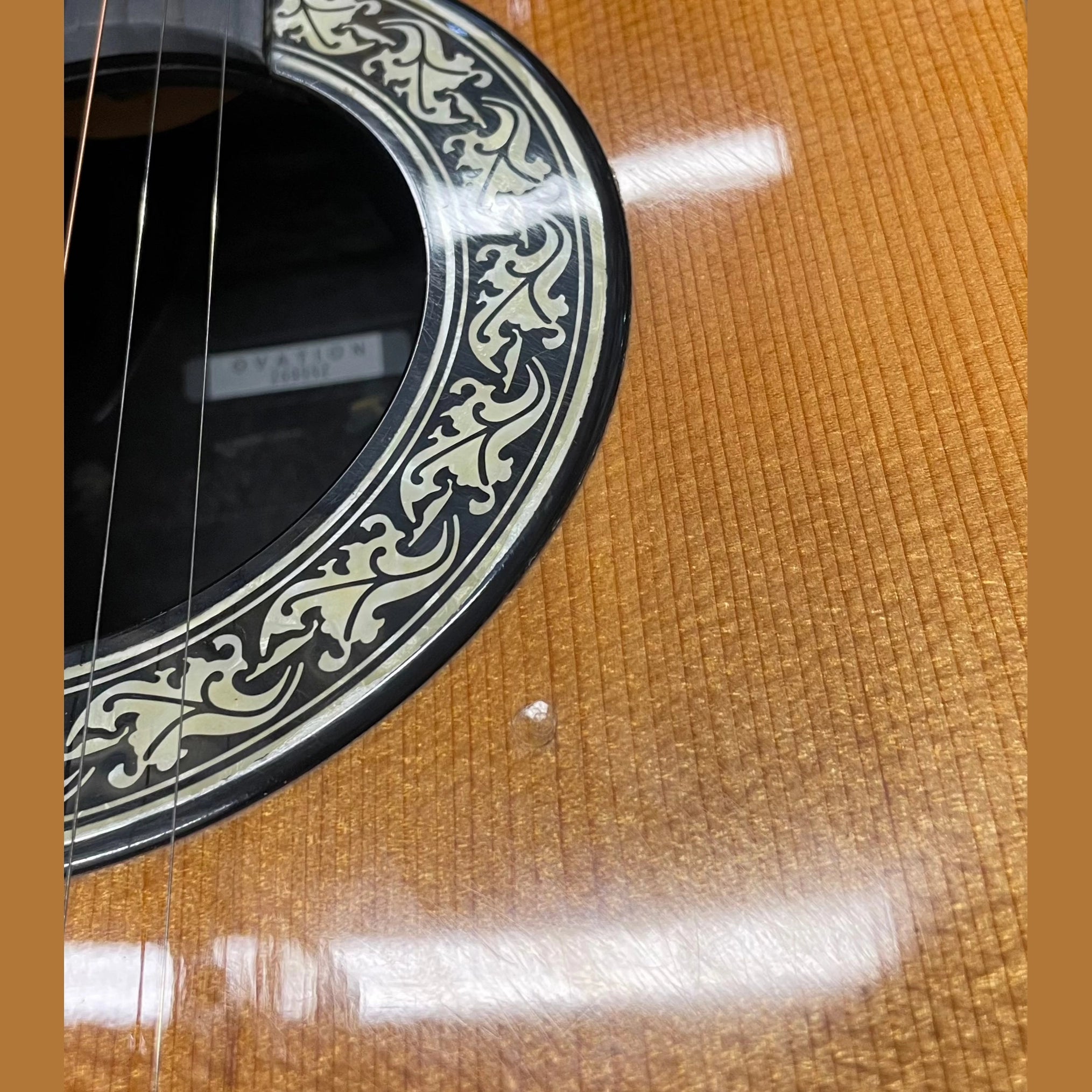 Ovation Mod 1112 Custom Balladeer Acoustic Guitar with Original Hardcase