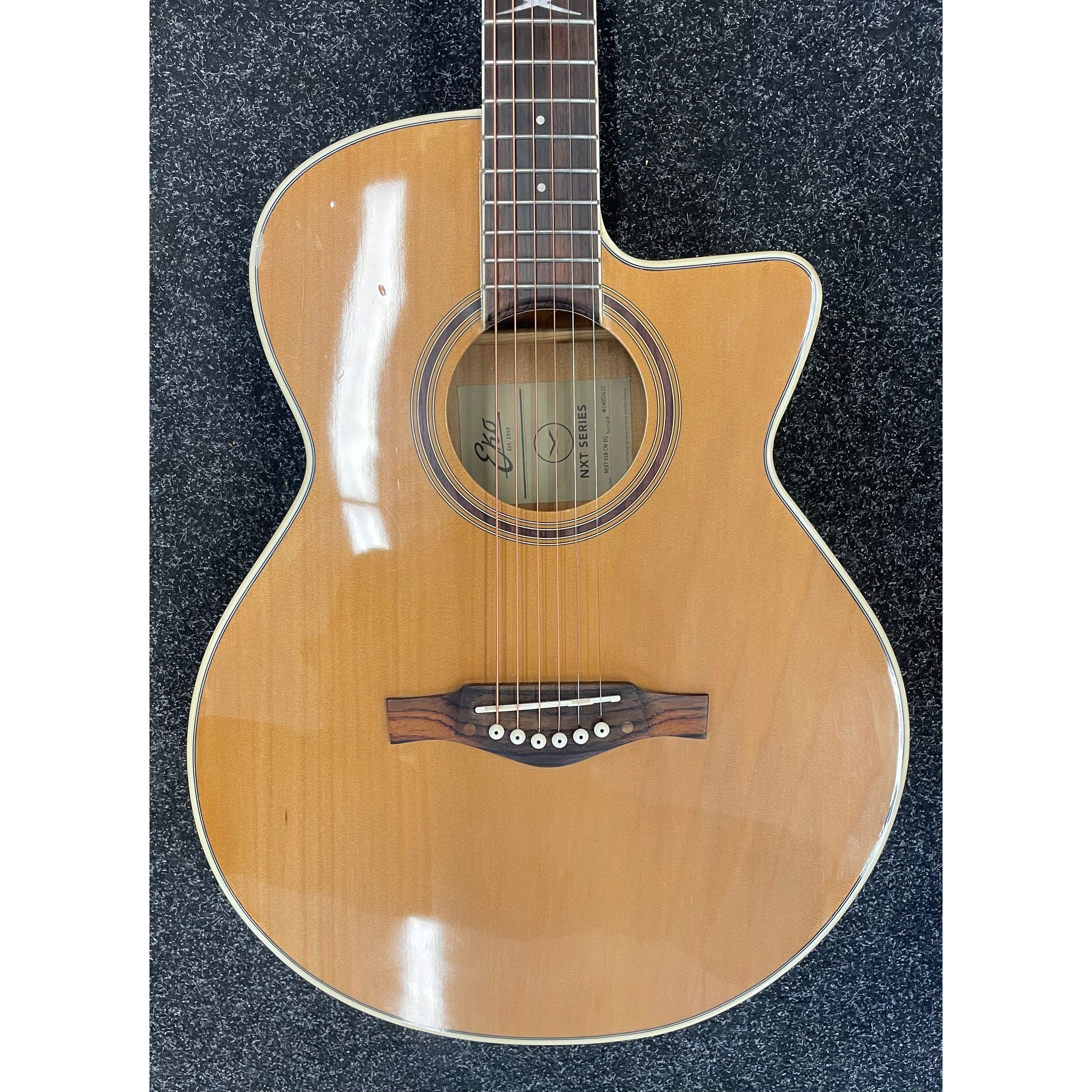 EKO NXT Series Electro Acoustic Guitar 018 CW EQ in Natural Gloss FInish Pre-Owned