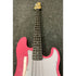 Gear4music LA Electric Bass Guitar P-Style in Gloss Pink Pre-Owned