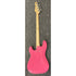Gear4music LA Electric Bass Guitar P-Style in Gloss Pink Pre-Owned