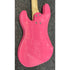 Gear4music LA Electric Bass Guitar P-Style in Gloss Pink Pre-Owned