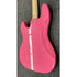 Gear4music LA Electric Bass Guitar P-Style in Gloss Pink Pre-Owned