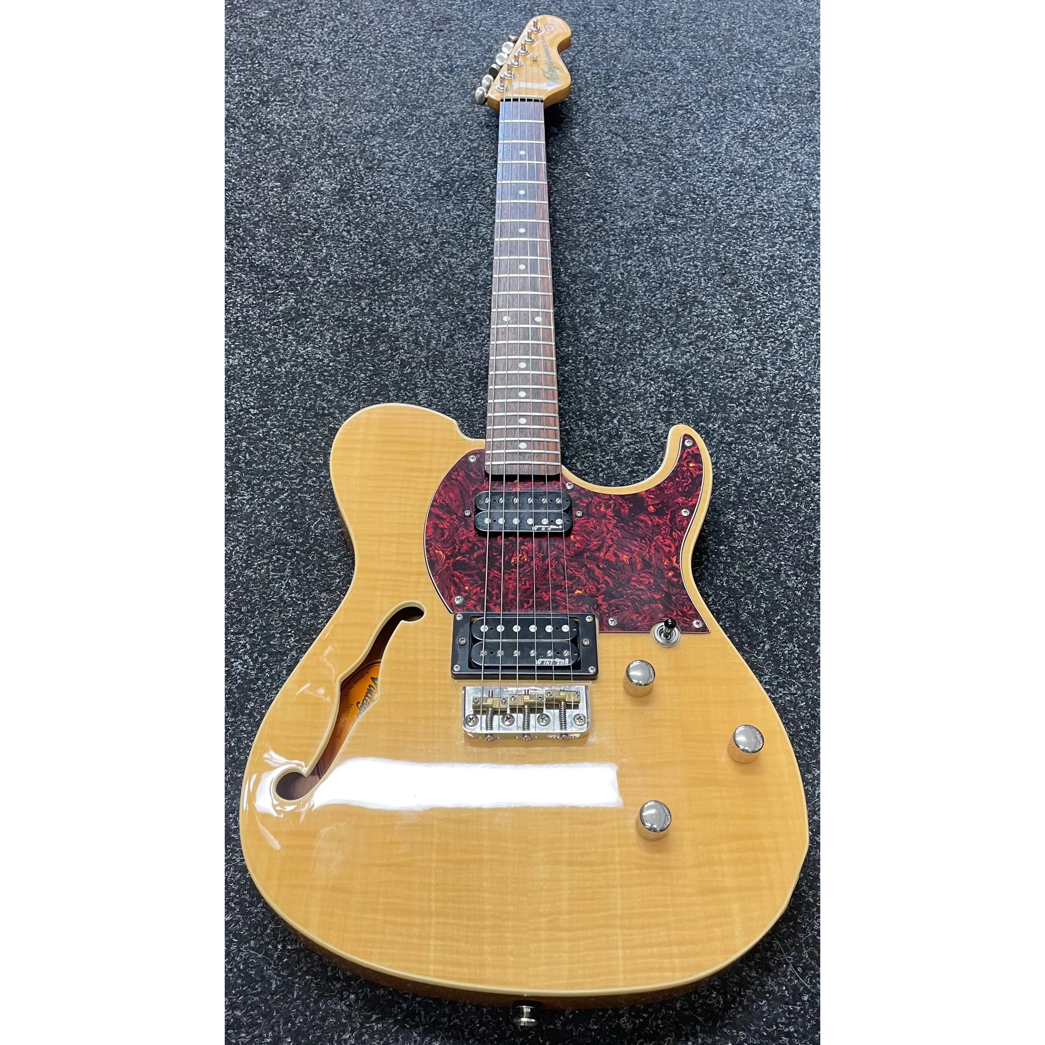 Vintage Advance AV2HNF "Thinline Tele Style" Electric Guitar Pre-Owned