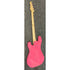 Gear4music LA Electric Bass Guitar P-Style in Gloss Pink Pre-Owned