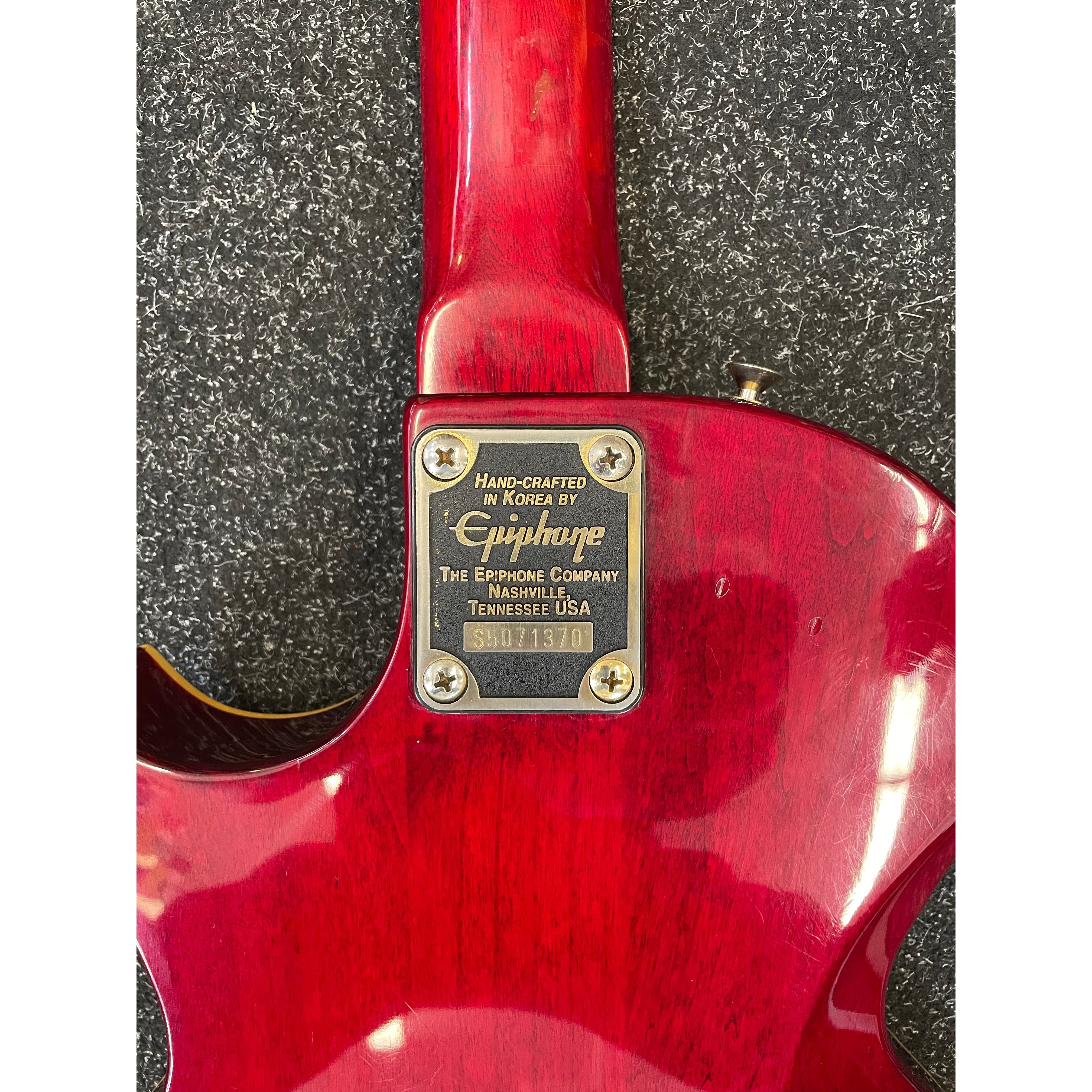 Epiphone Nighthawk Special 3 Electric Guitar in Cherry Sunburst, 1995, Samick Korea with Hardcase Pre-Owned