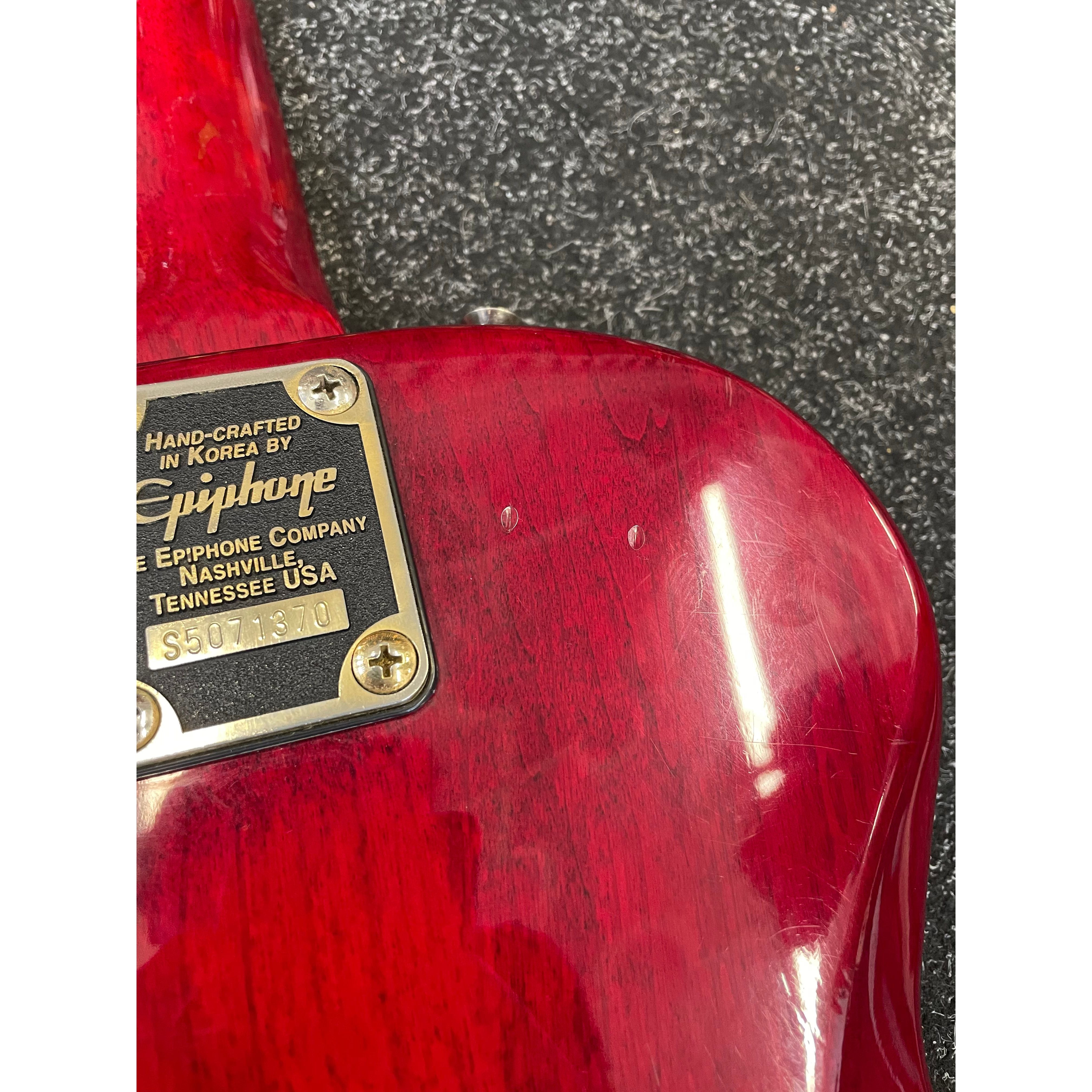 Epiphone Nighthawk Special 3 Electric Guitar in Cherry Sunburst, 1995, Samick Korea with Hardcase Pre-Owned