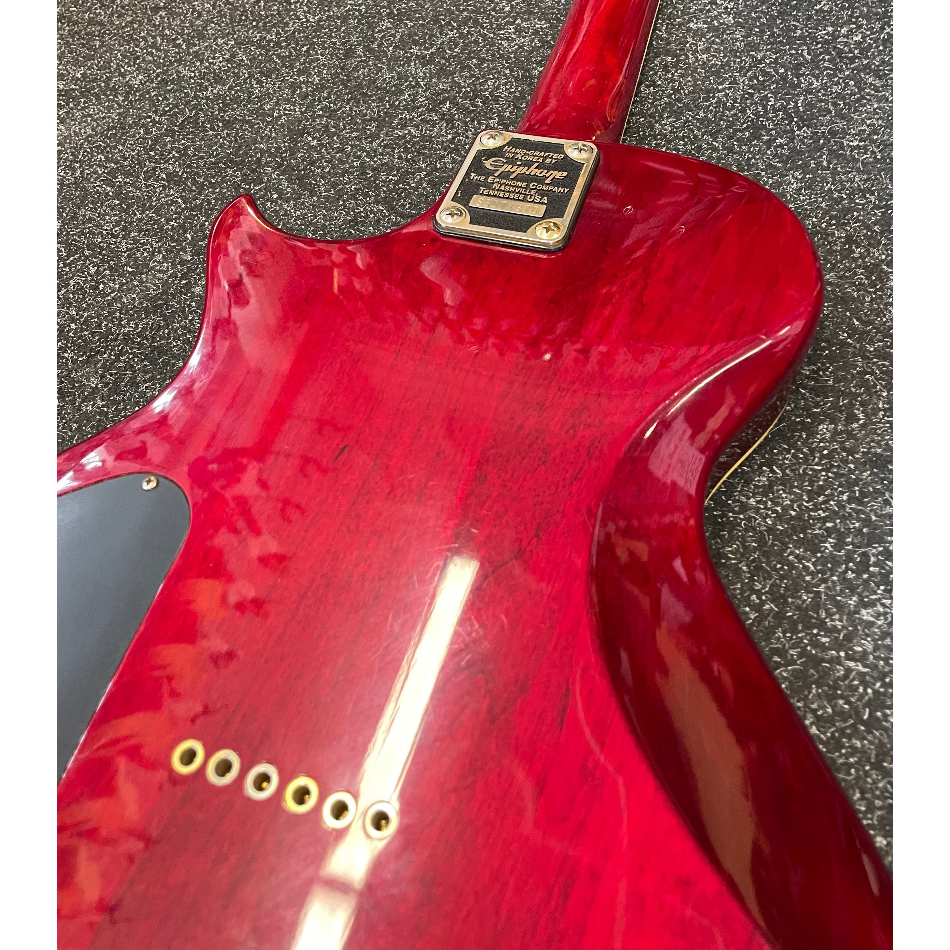 Epiphone Nighthawk Special 3 Electric Guitar in Cherry Sunburst, 1995, Samick Korea with Hardcase Pre-Owned