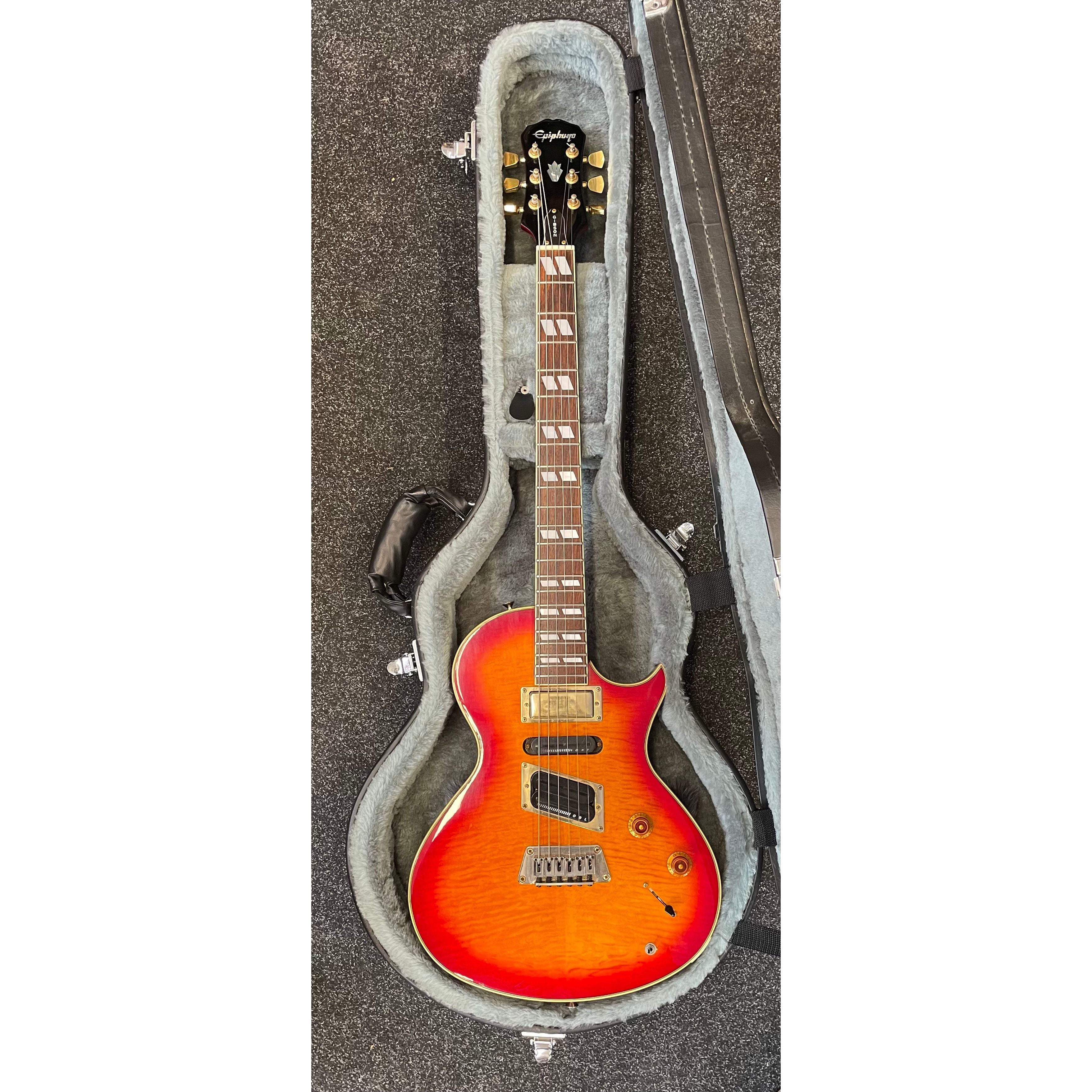 Epiphone Nighthawk Special 3 Electric Guitar in Cherry Sunburst, 1995, Samick Korea with Hardcase Pre-Owned