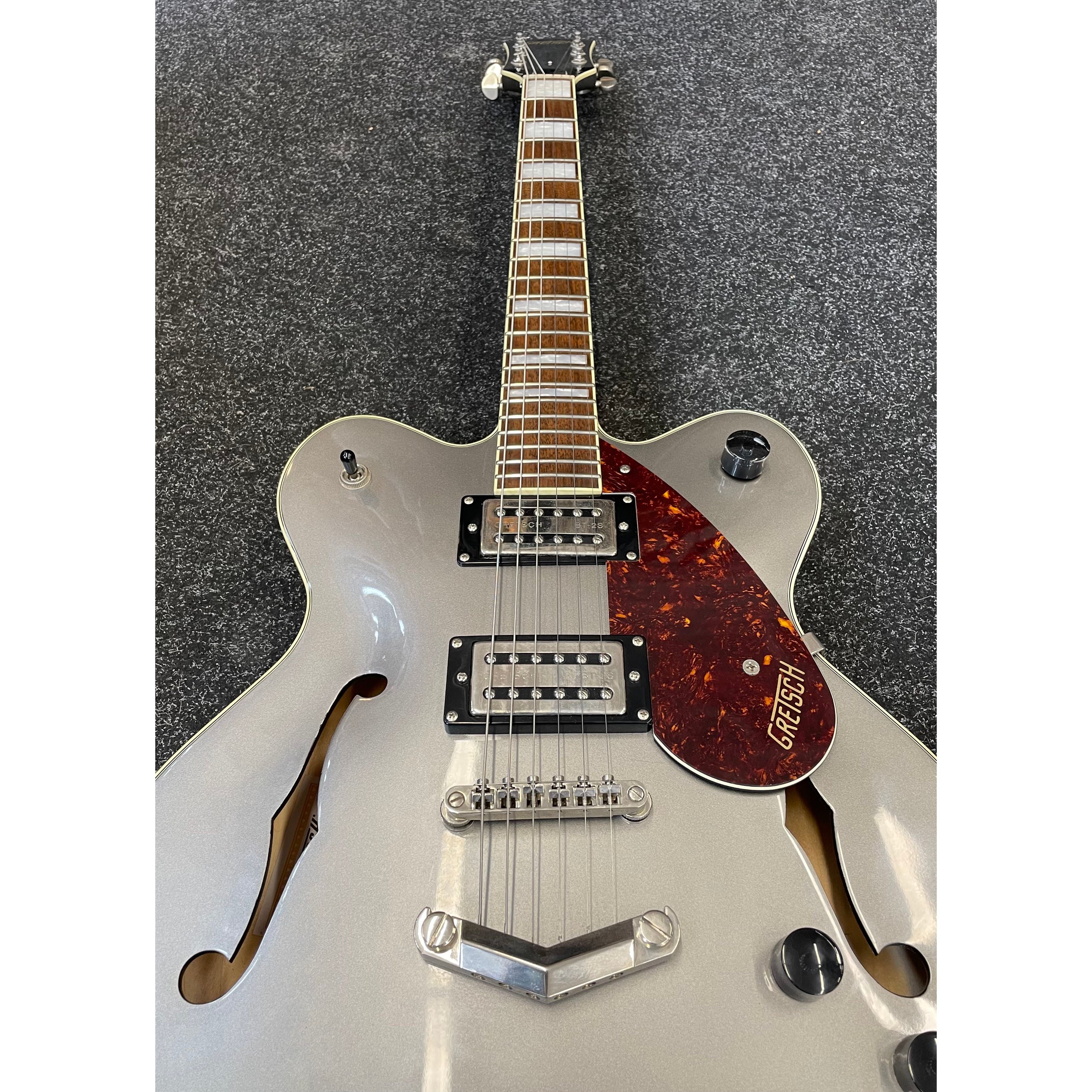 Gretsch G2622 Streamliner Hollowbody Electric Guitar with Center Block, Double-cut & V-Stoptail in Gun Metal Pre-Owned