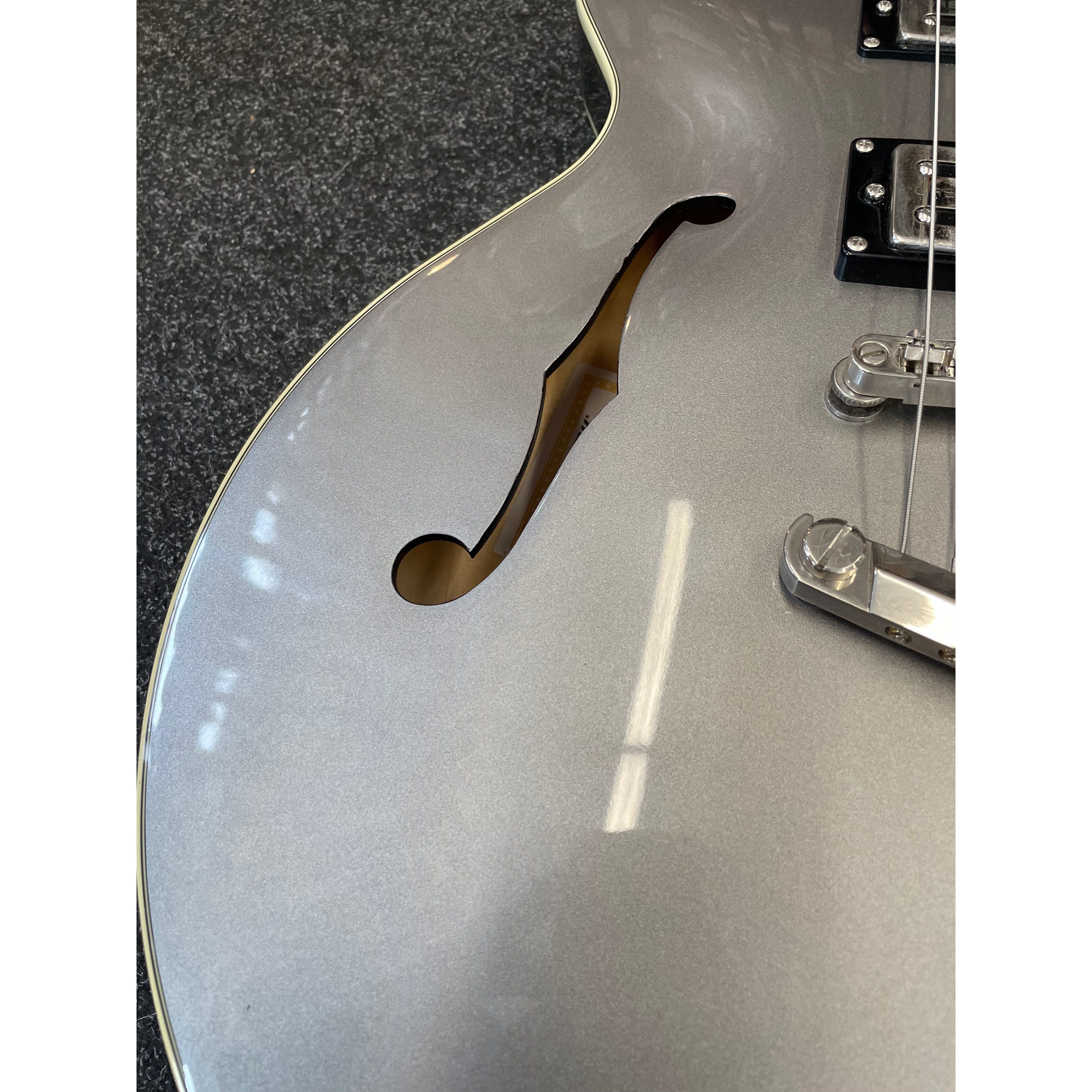 Gretsch G2622 Streamliner Hollowbody Electric Guitar with Center Block, Double-cut & V-Stoptail in Gun Metal Pre-Owned