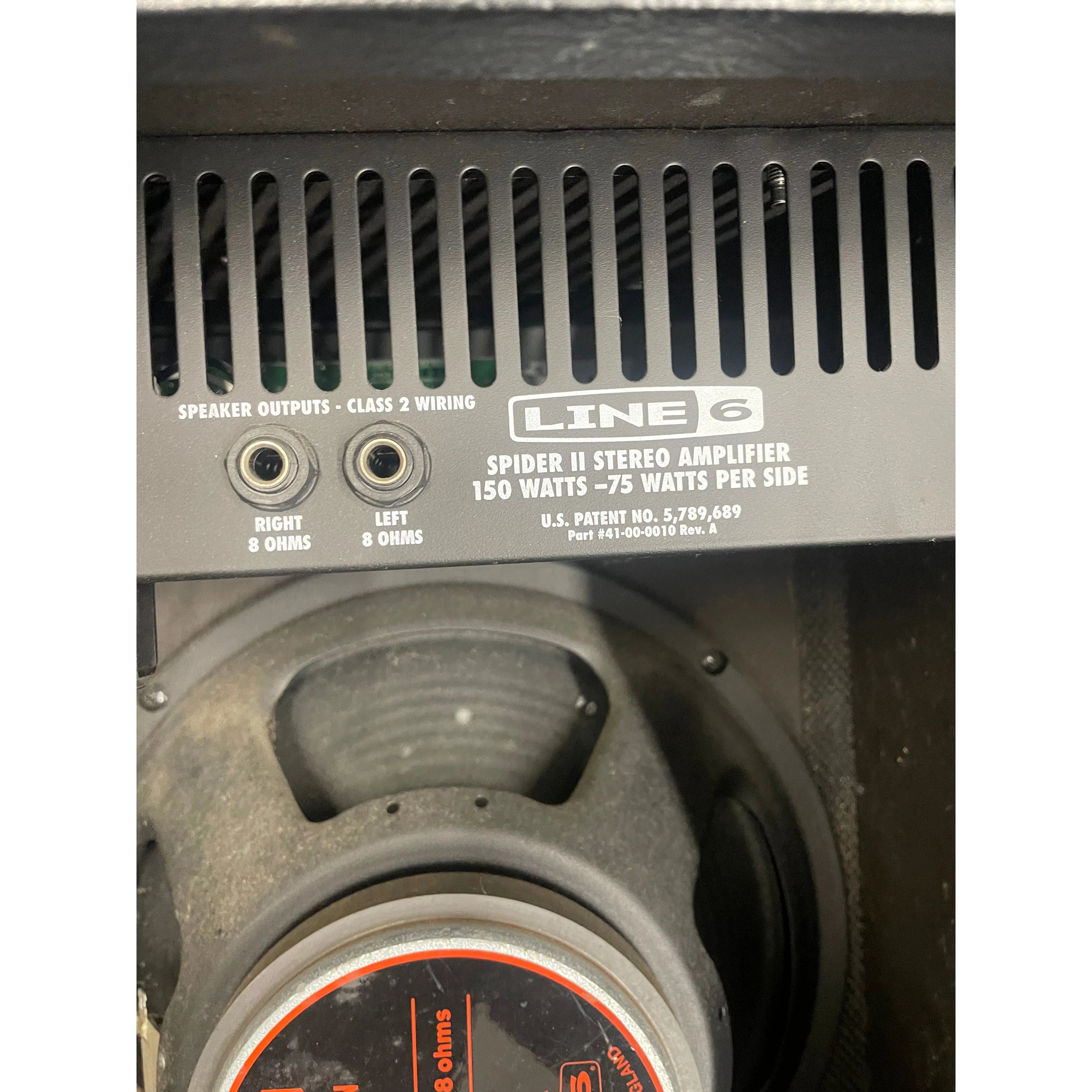 Line 6 Spider II Electric Guitar Combo Amplifier 150W with Line 6 FBV Footswitch Pre-Owned