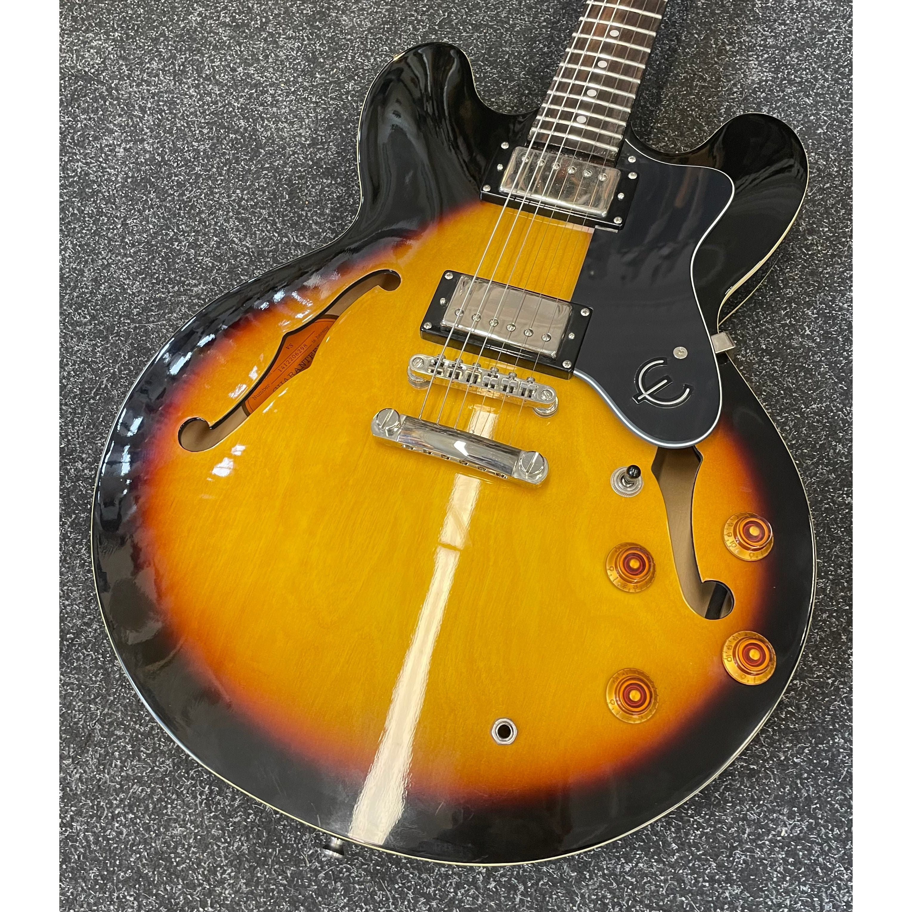 Epiphone Dot VS Hollowbody Electric Guitar ES-335 in Tobacco Sunburst Pre-Owned
