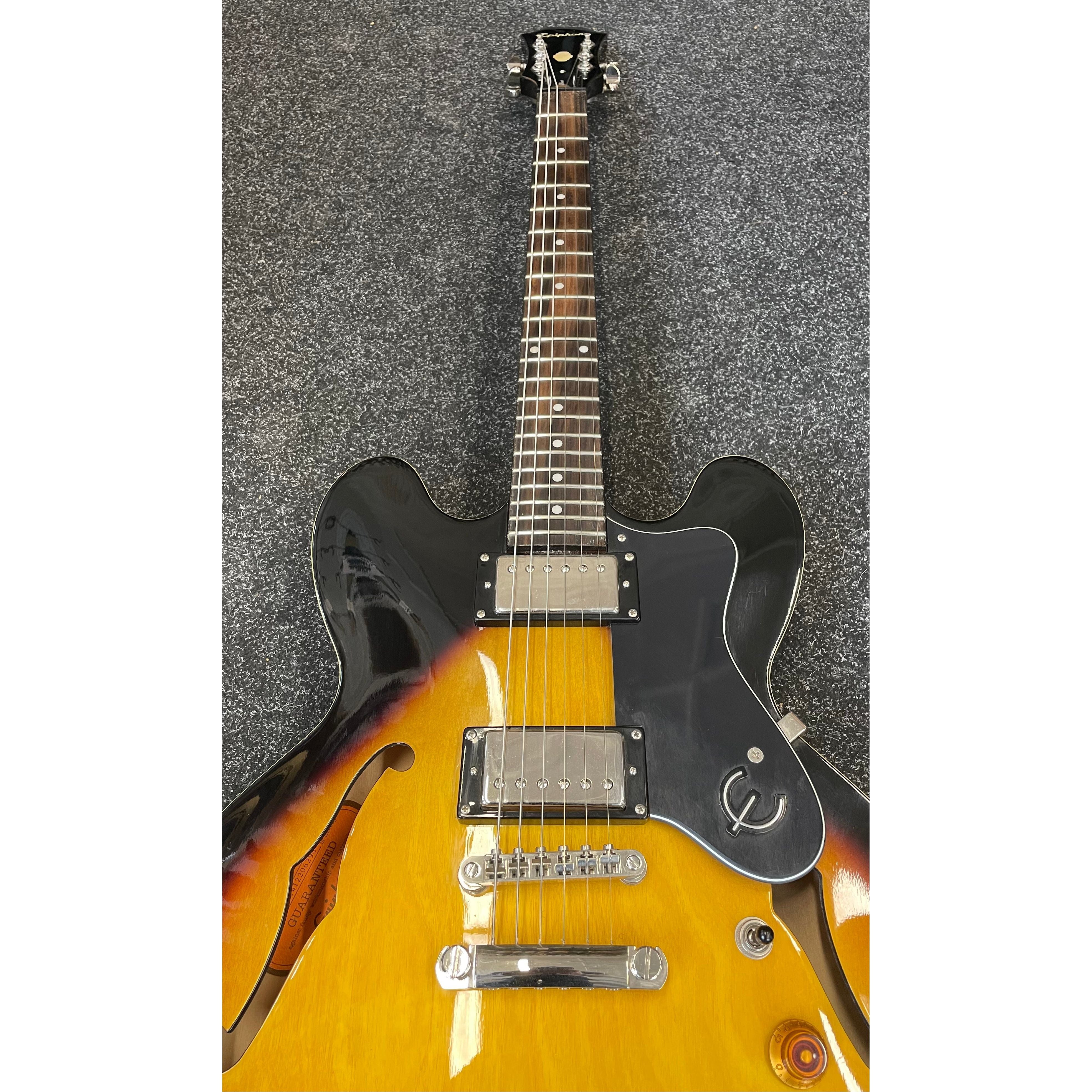 Epiphone Dot VS Hollowbody Electric Guitar ES-335 in Tobacco Sunburst Pre-Owned