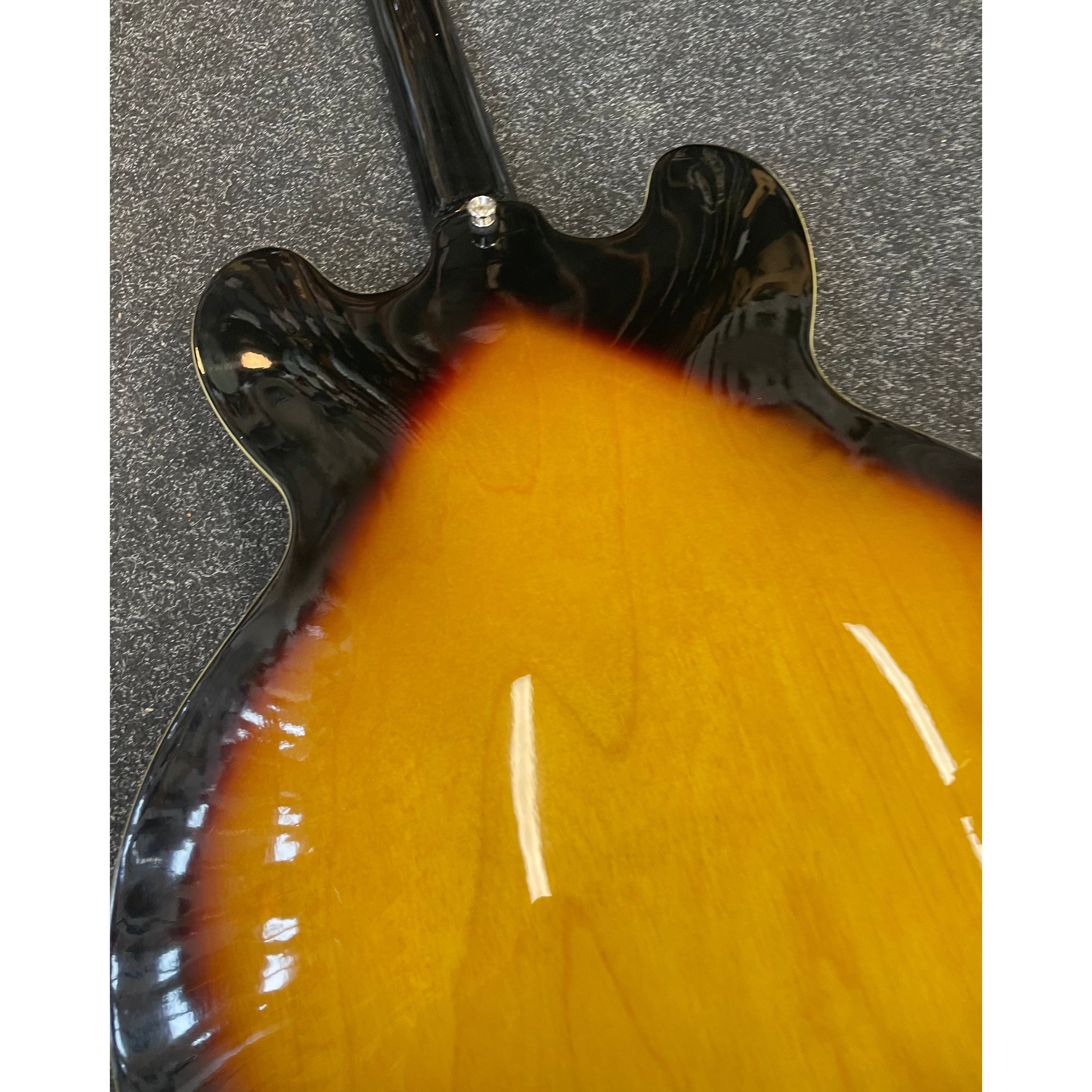 Epiphone Dot VS Hollowbody Electric Guitar ES-335 in Tobacco Sunburst Pre-Owned