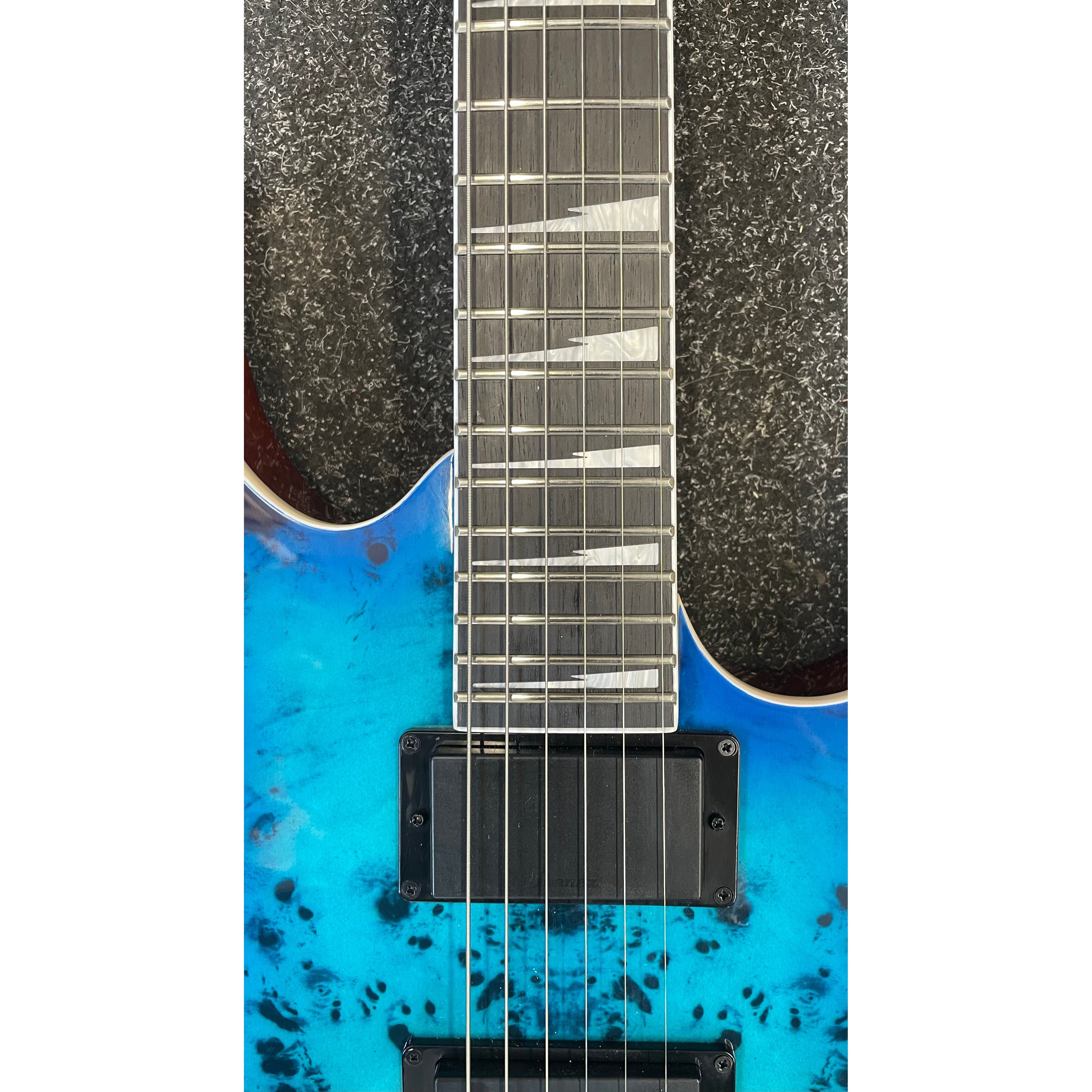 Ibanez RG Gio Series GRGR221PA-AGB Electric guitar in Aqua Burst Pre-Owned