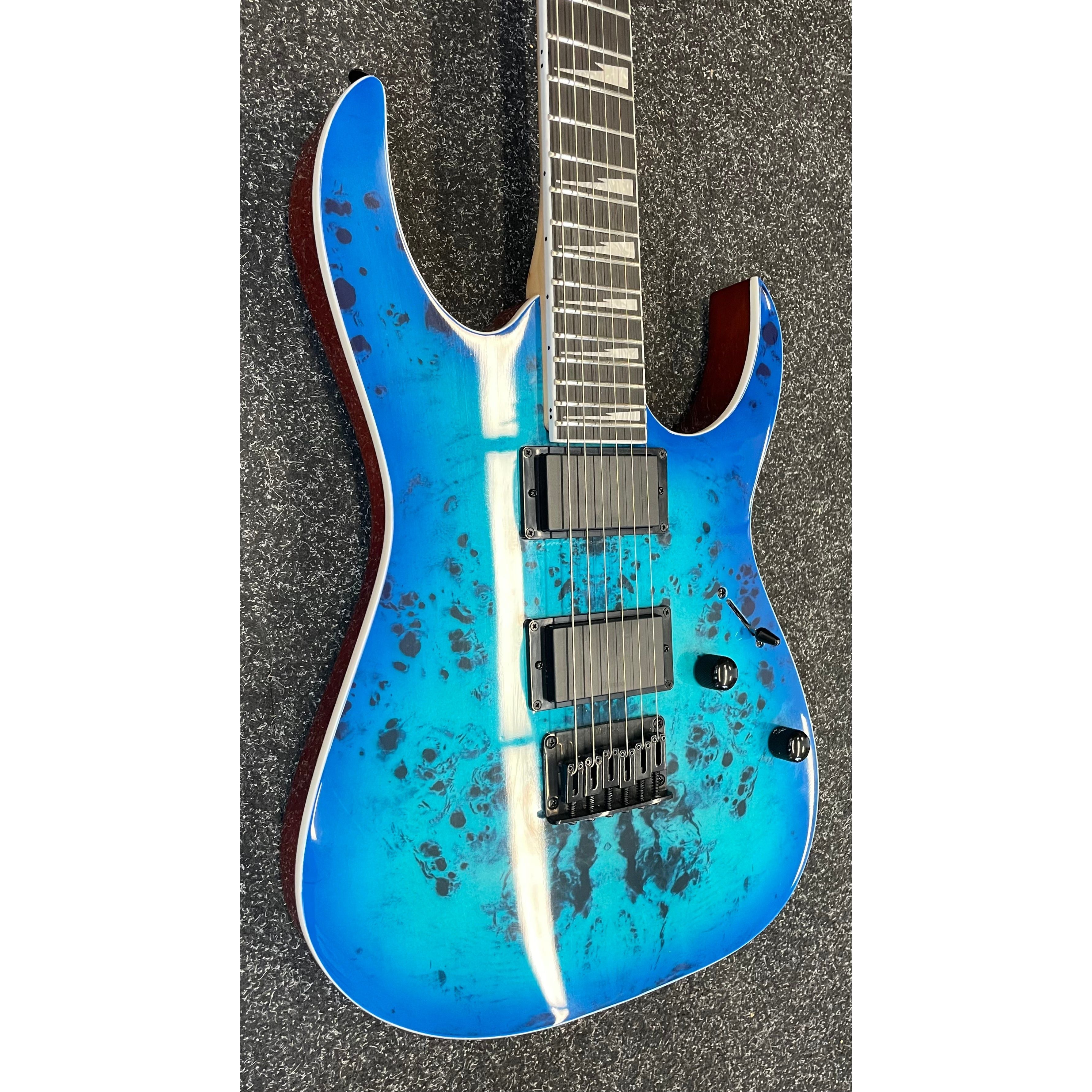 Ibanez RG Gio Series GRGR221PA-AGB Electric guitar in Aqua Burst Pre-Owned