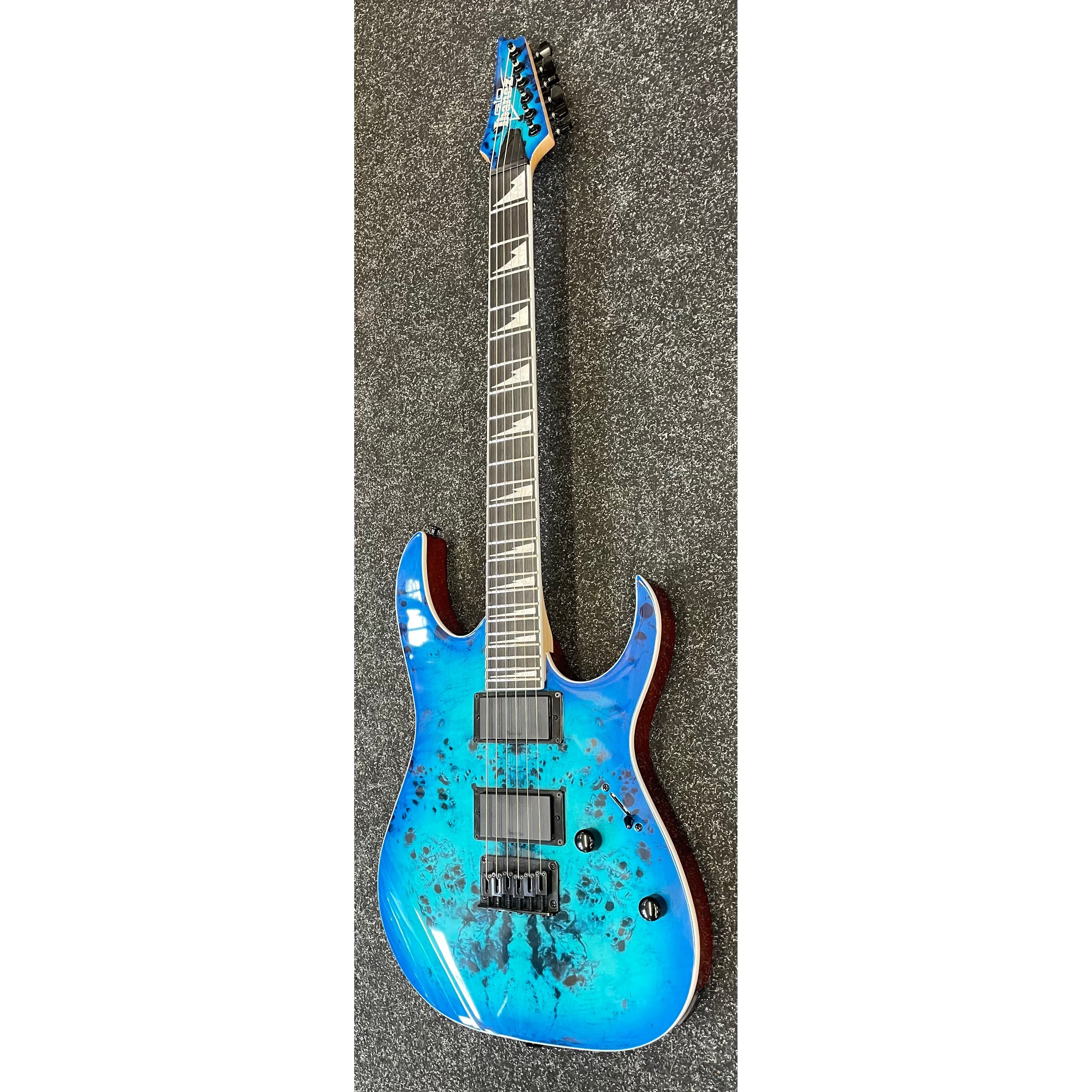 Ibanez RG Gio Series GRGR221PA-AGB Electric guitar in Aqua Burst Pre-Owned