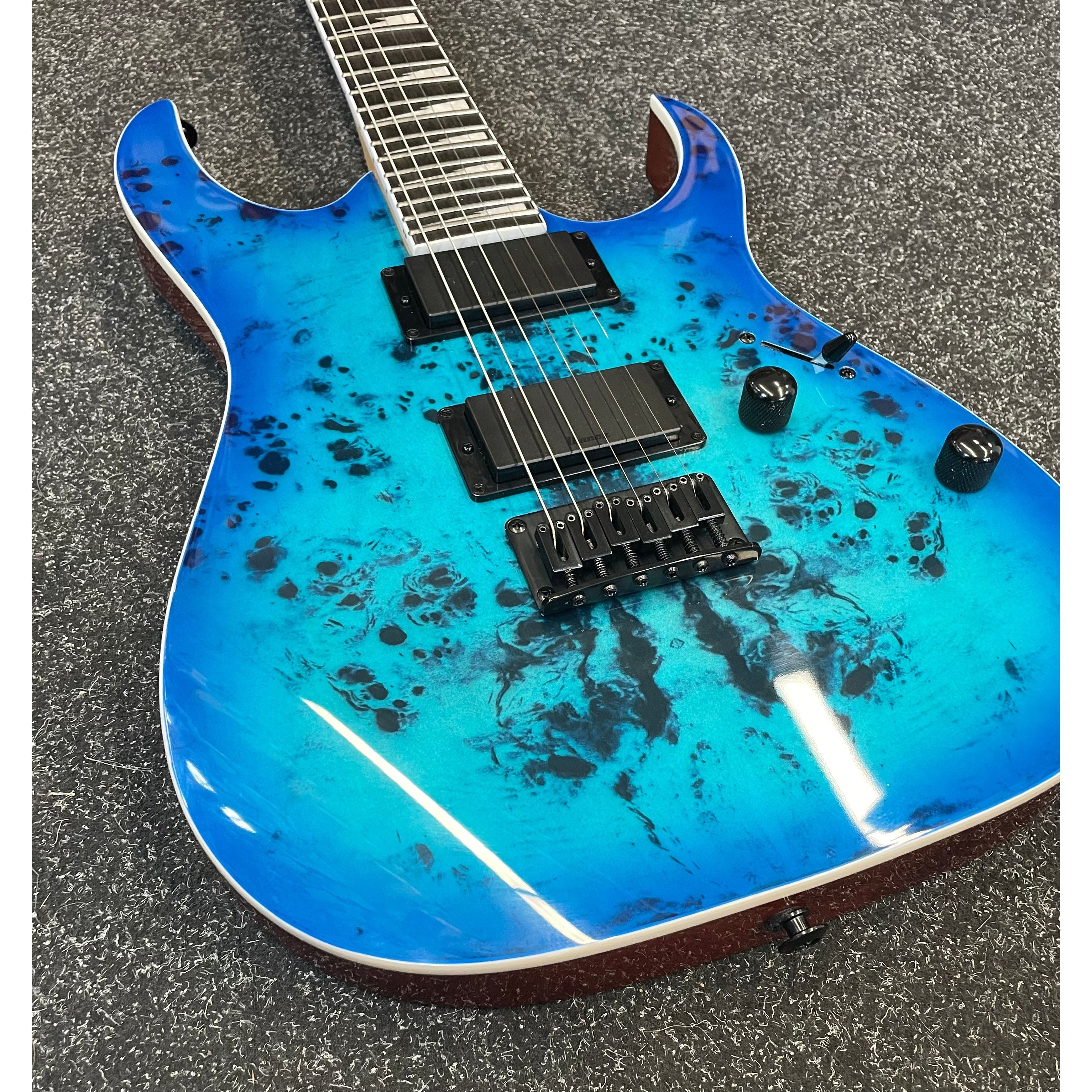Ibanez RG Gio Series GRGR221PA-AGB Electric guitar in Aqua Burst Pre-Owned