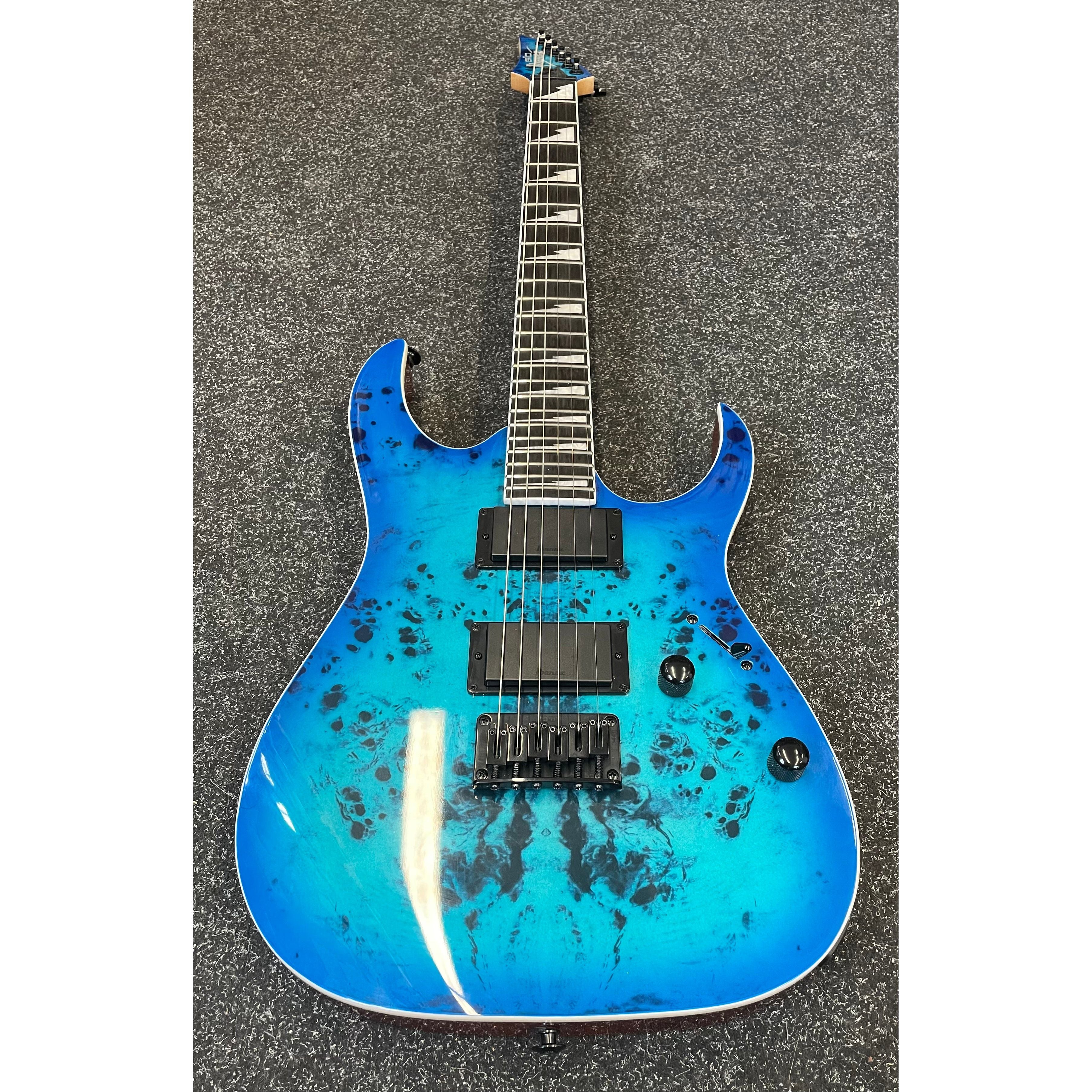 Ibanez RG Gio Series GRGR221PA-AGB Electric guitar in Aqua Burst Pre-Owned