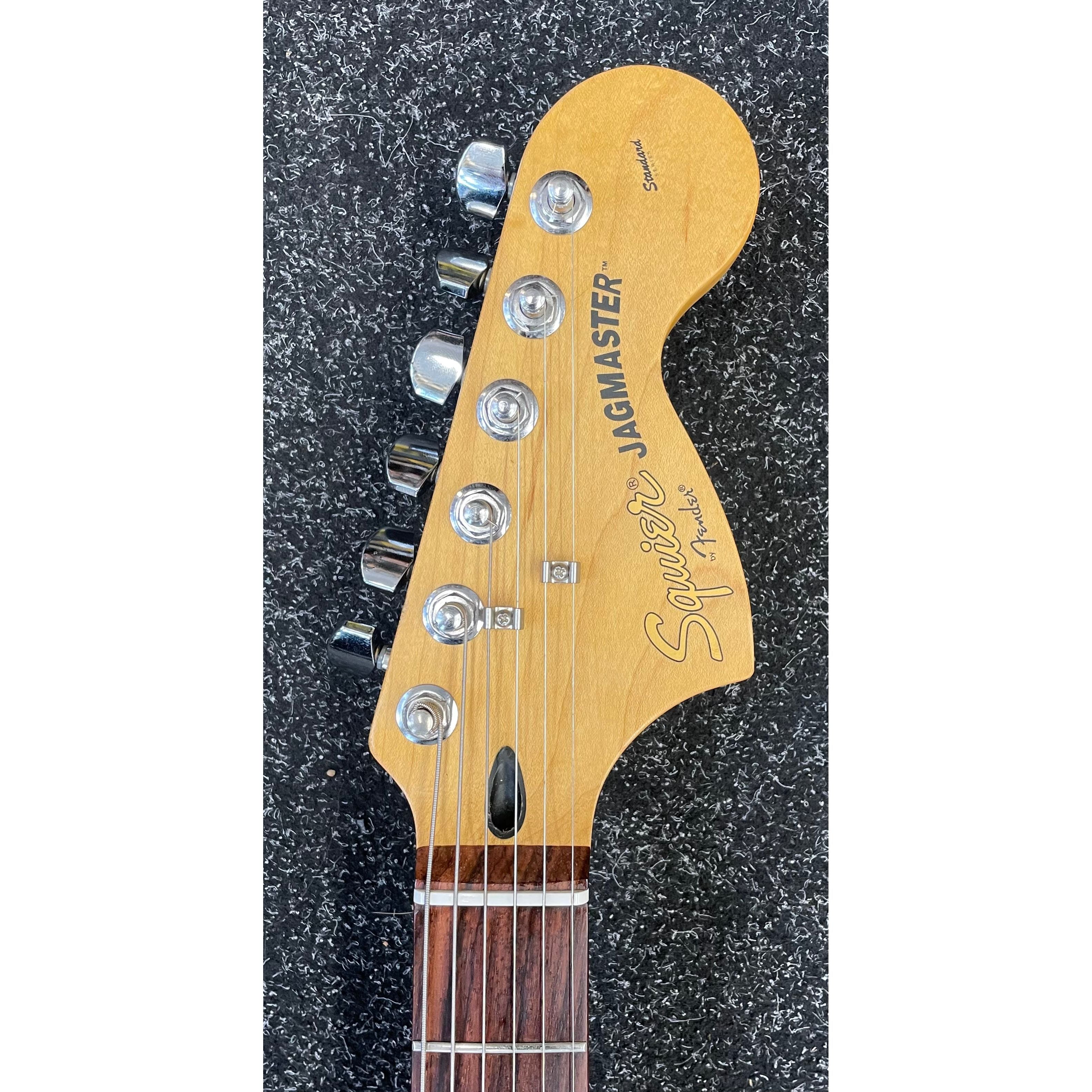 Squier by Fender Standard Series Jagmaster Hybrid Electric Guitar in Three Tone Sunburst Pre-Owned