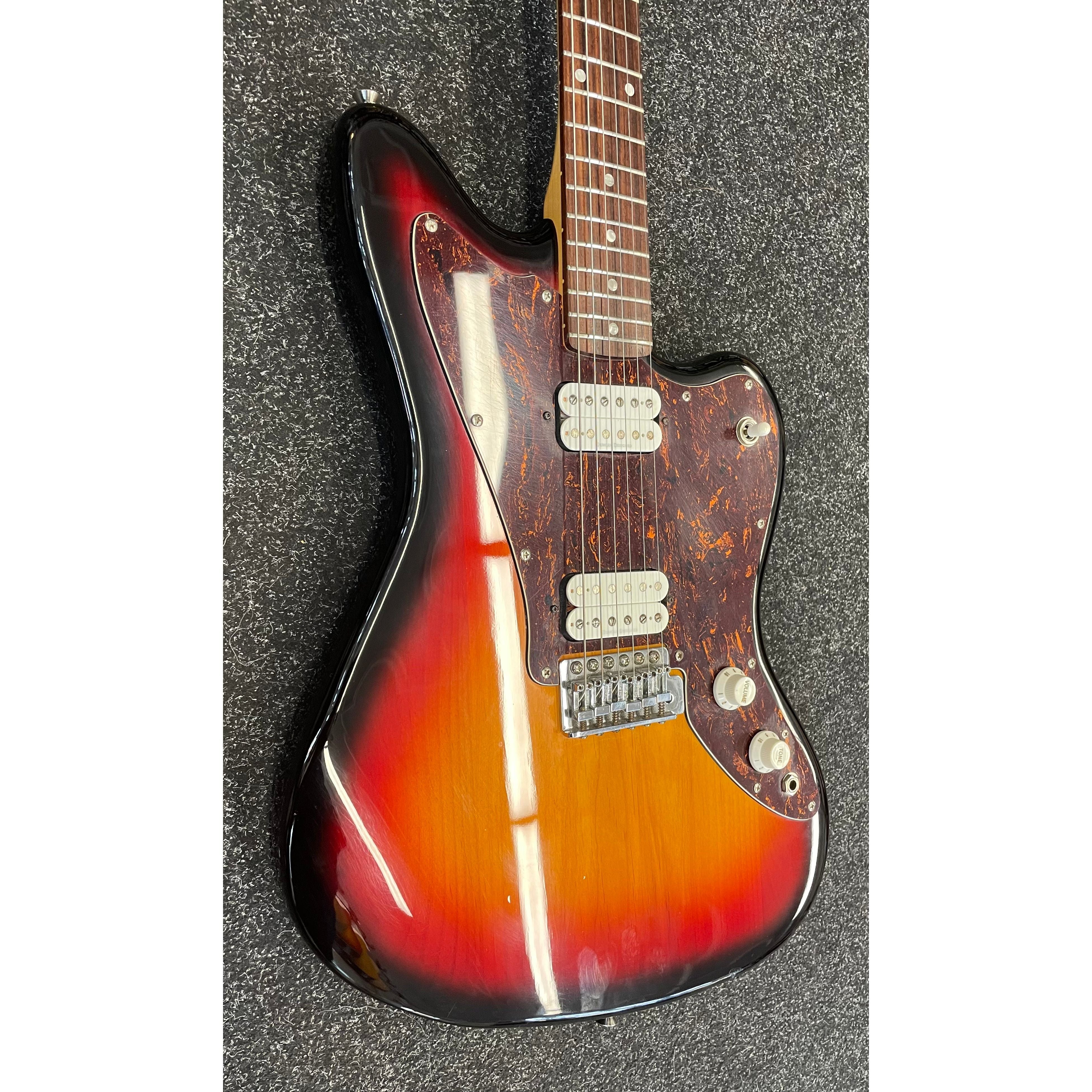 Squier by Fender Standard Series Jagmaster Hybrid Electric Guitar in Three Tone Sunburst Pre-Owned