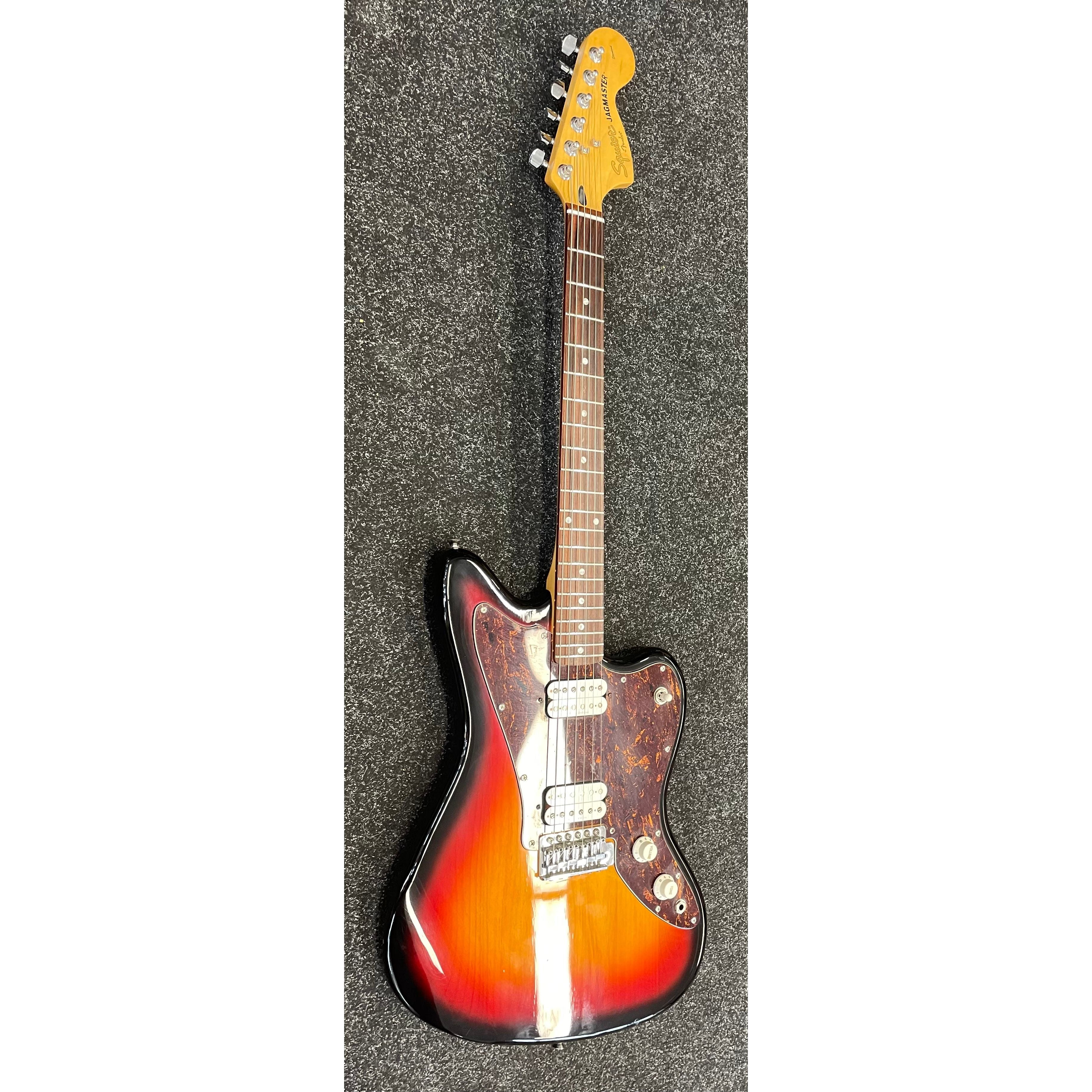 Squier by Fender Standard Series Jagmaster Hybrid Electric Guitar in Three Tone Sunburst Pre-Owned