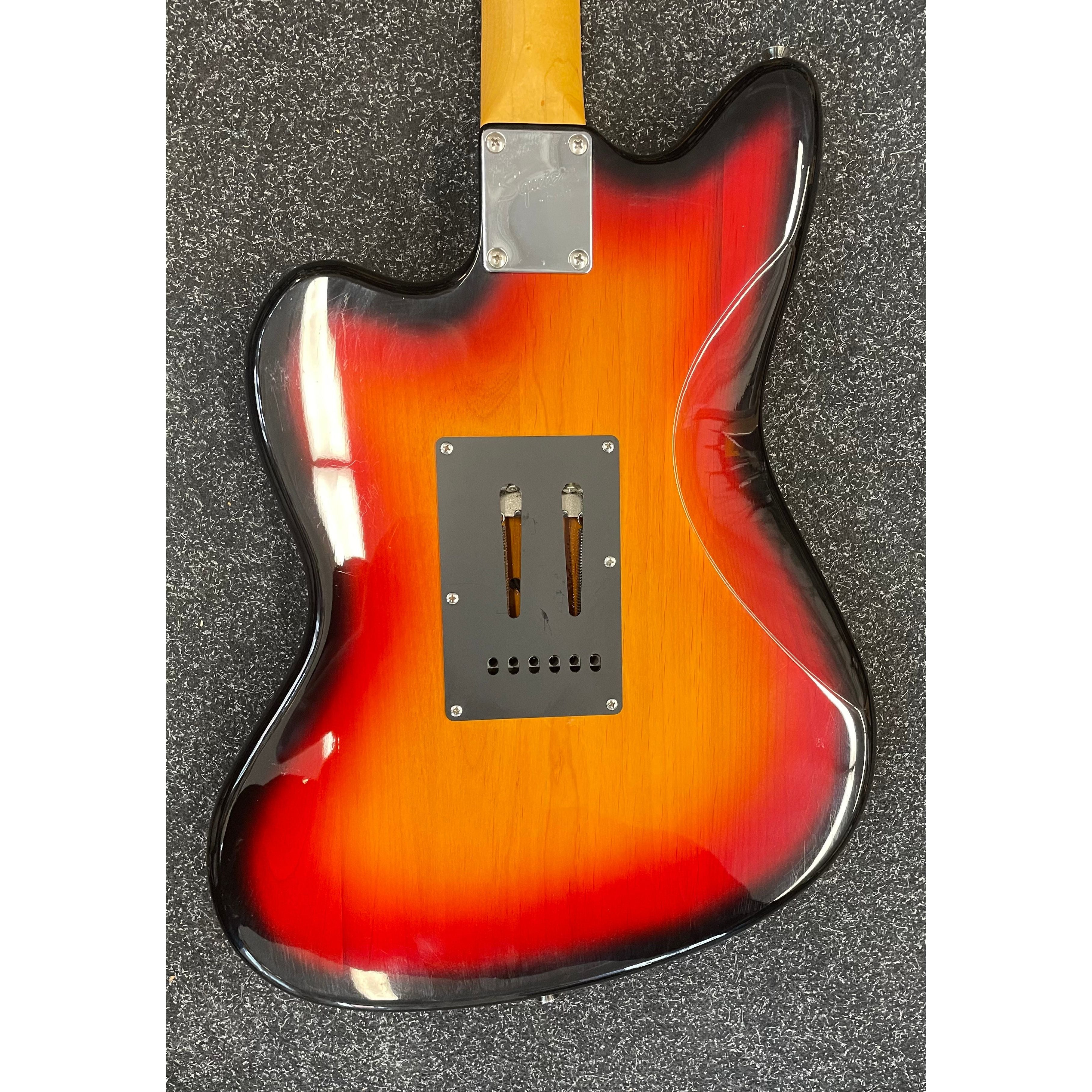 Squier by Fender Standard Series Jagmaster Hybrid Electric Guitar in Three Tone Sunburst Pre-Owned