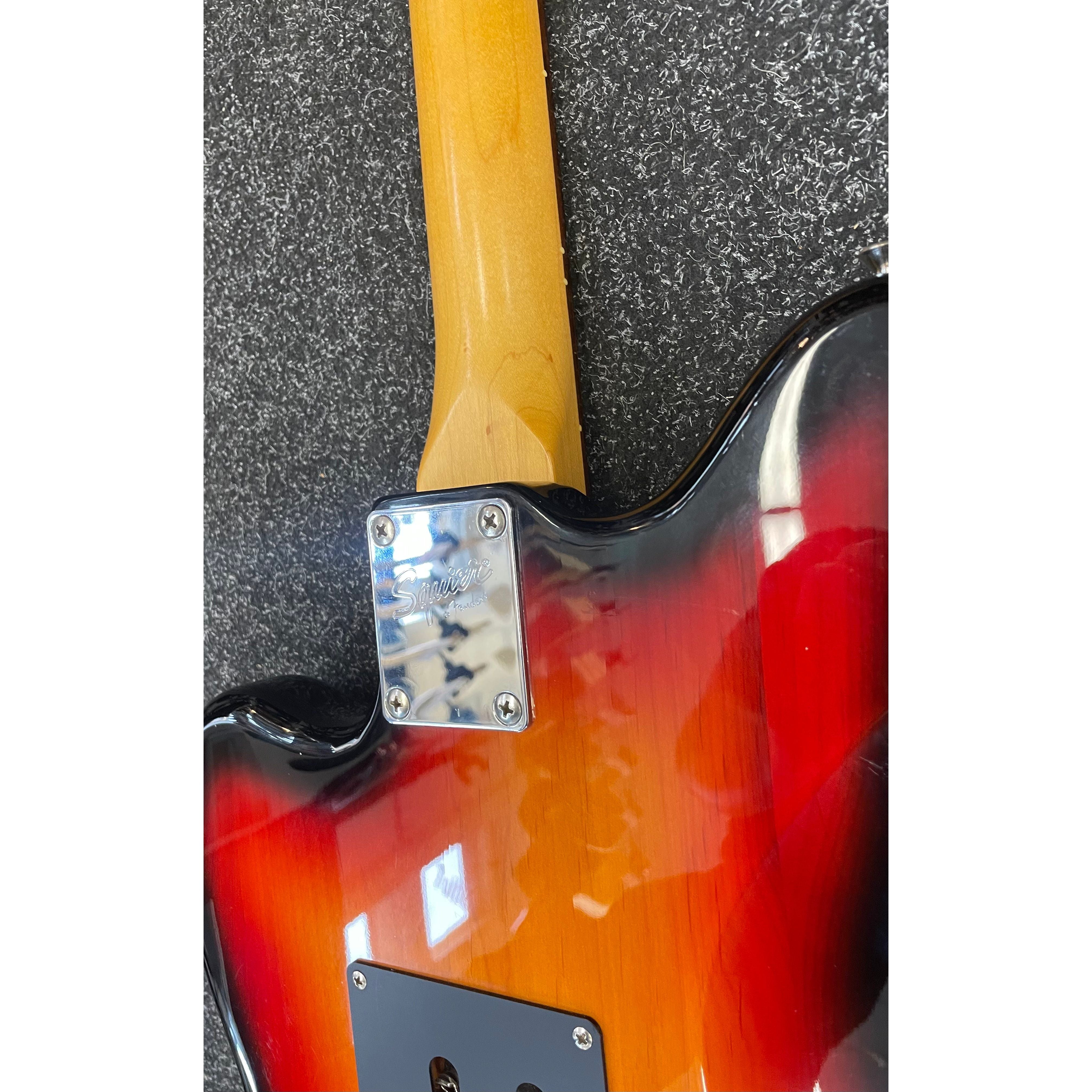Squier by Fender Standard Series Jagmaster Hybrid Electric Guitar in Three Tone Sunburst Pre-Owned
