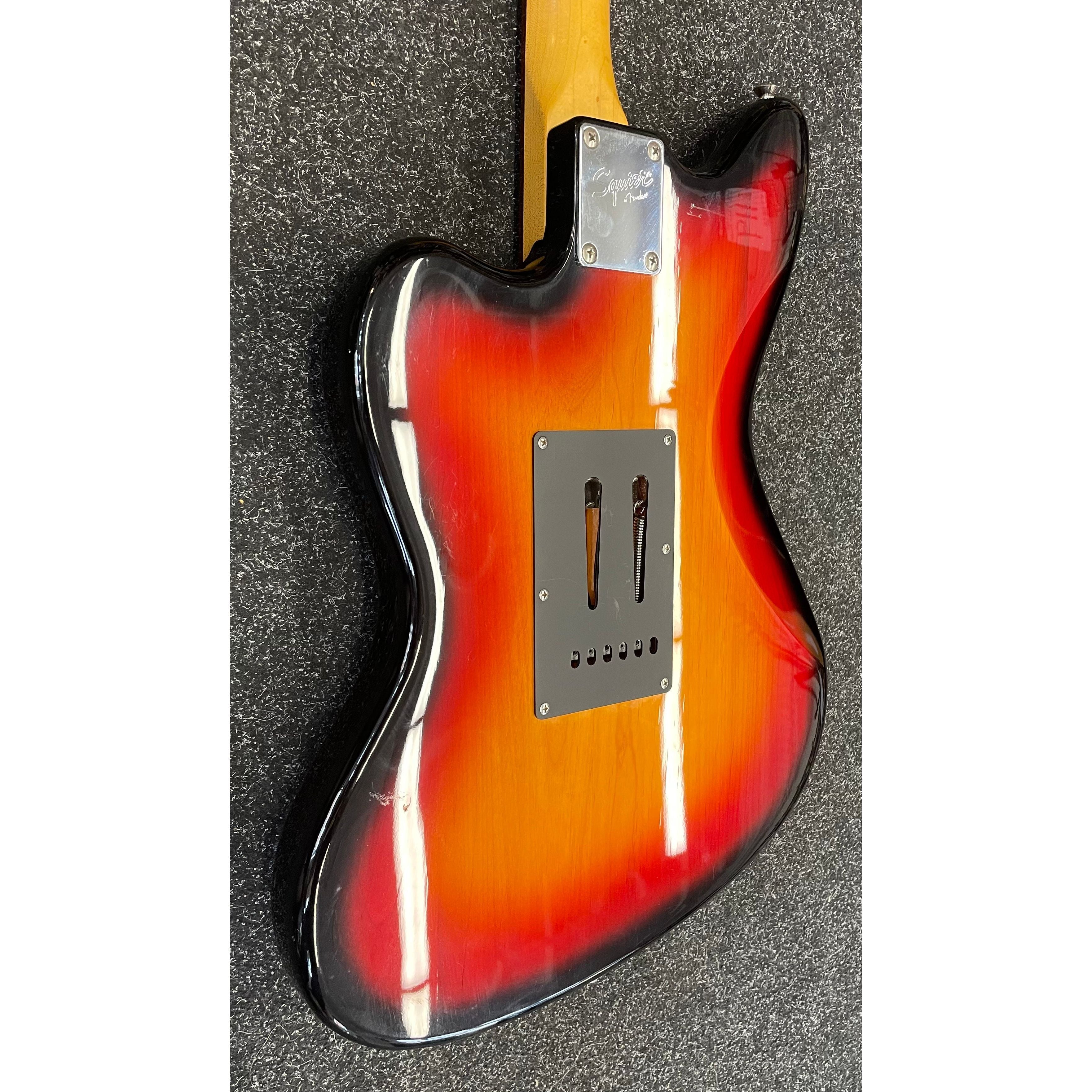 Squier by Fender Standard Series Jagmaster Hybrid Electric Guitar in Three Tone Sunburst Pre-Owned