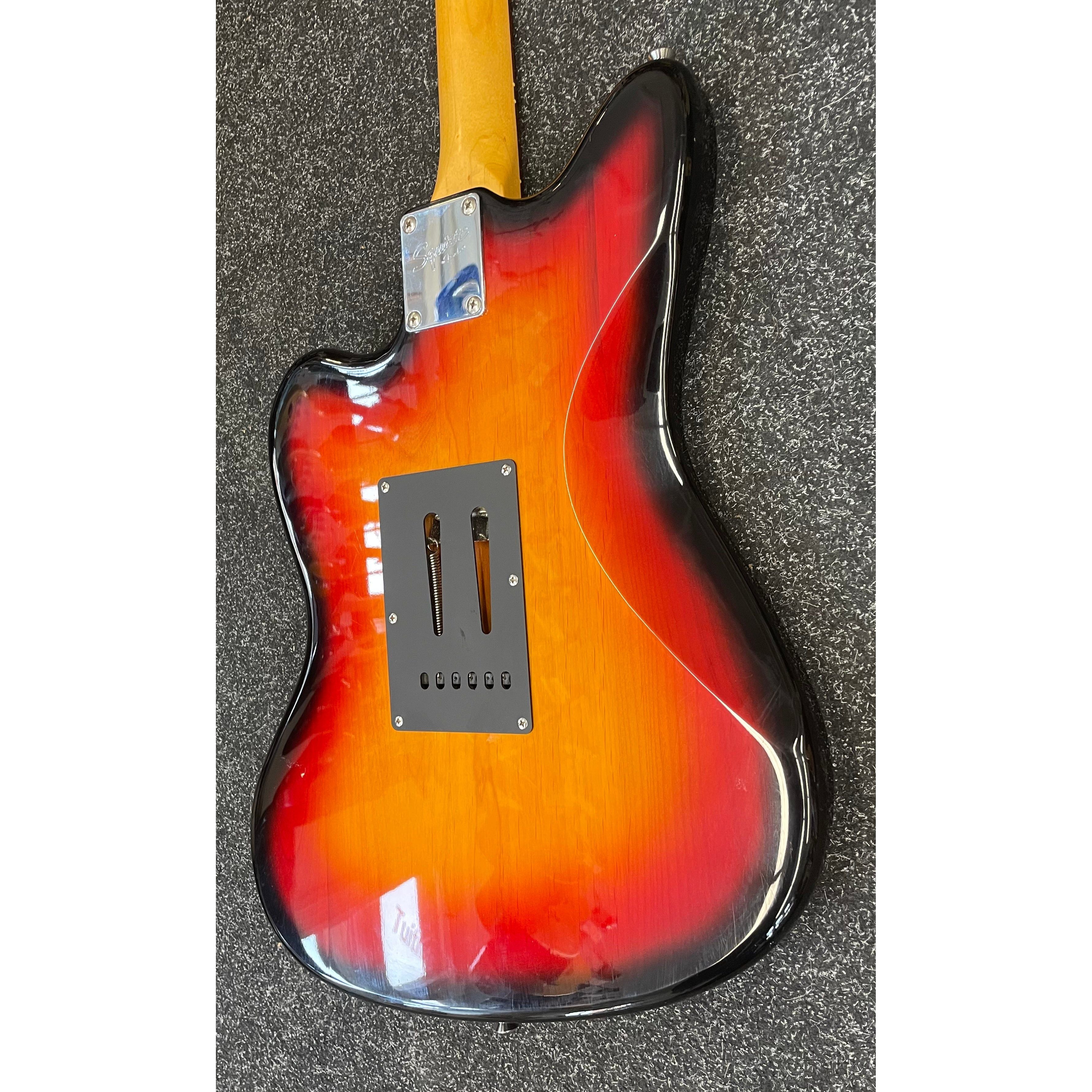 Squier by Fender Standard Series Jagmaster Hybrid Electric Guitar in Three Tone Sunburst Pre-Owned
