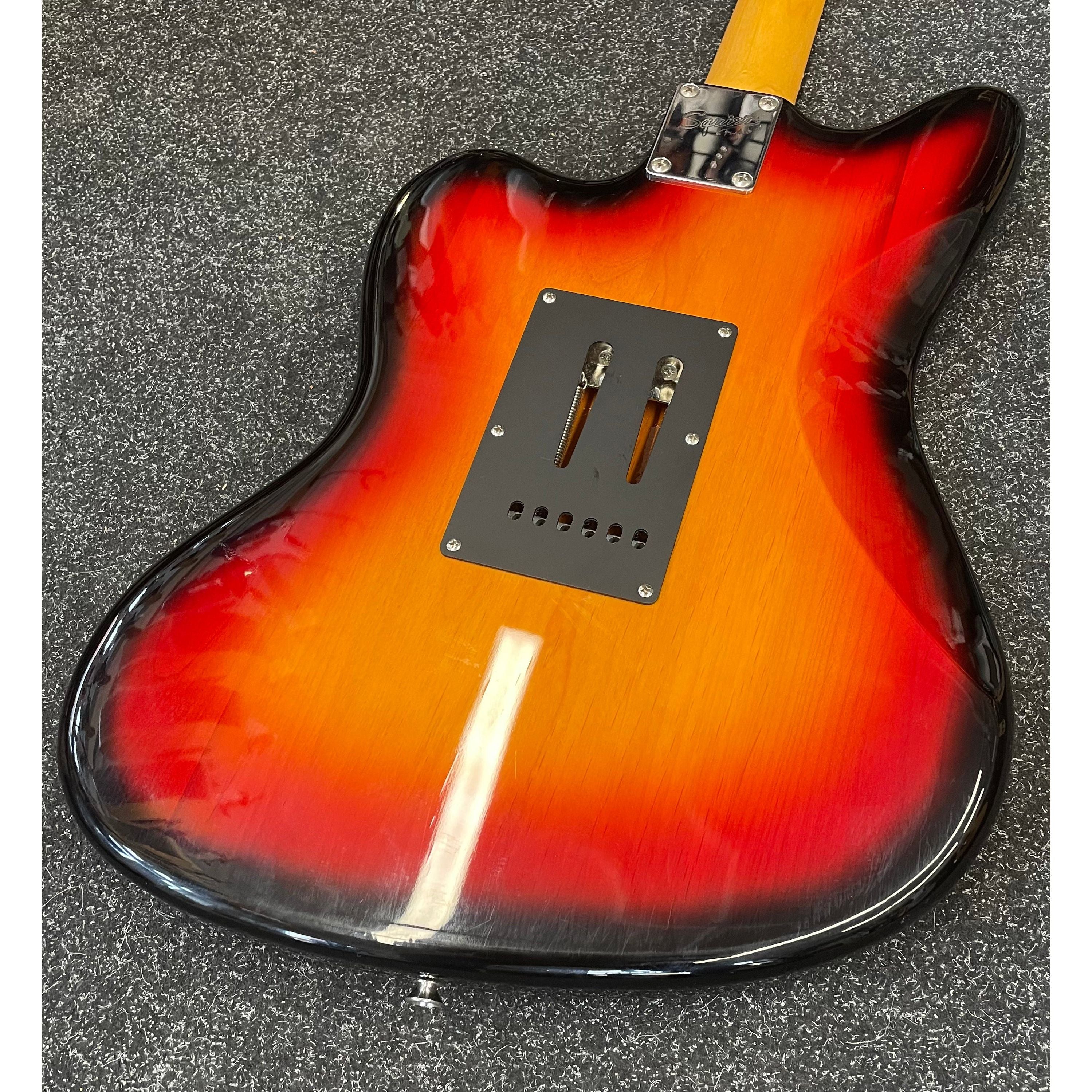 Squier by Fender Standard Series Jagmaster Hybrid Electric Guitar in Three Tone Sunburst Pre-Owned