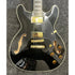 Gould Union Hollowbody ES-335 Style Electric Guitar in Gloss Black Pre-Owned
