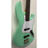 Harley Benton VT Series Bass Guitar in Gloss Green Finish Pre-Owned