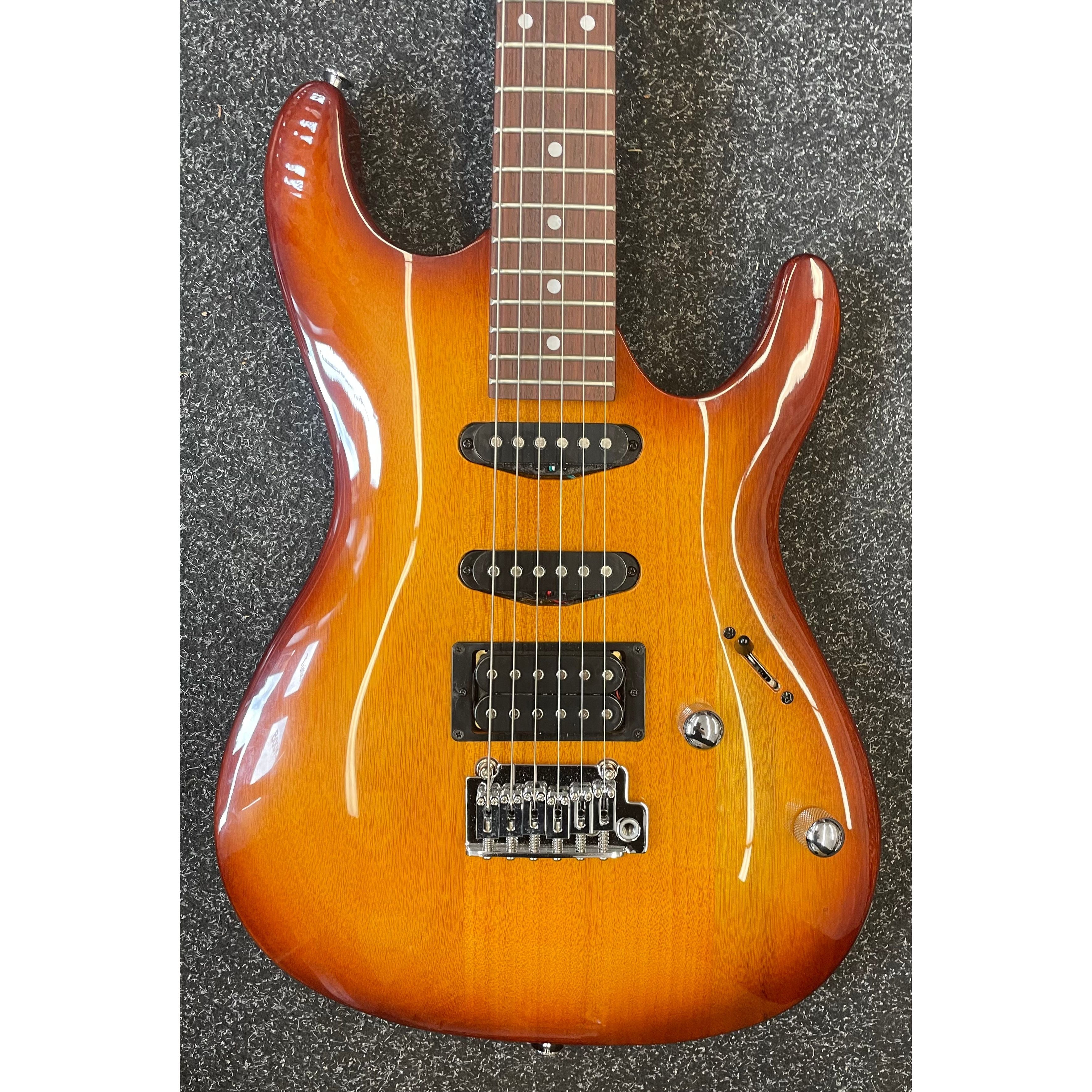 Ibanez Gio GSA60 HSS Electric Guitar in Brown Sunburst with Hardcase Pre-Owned