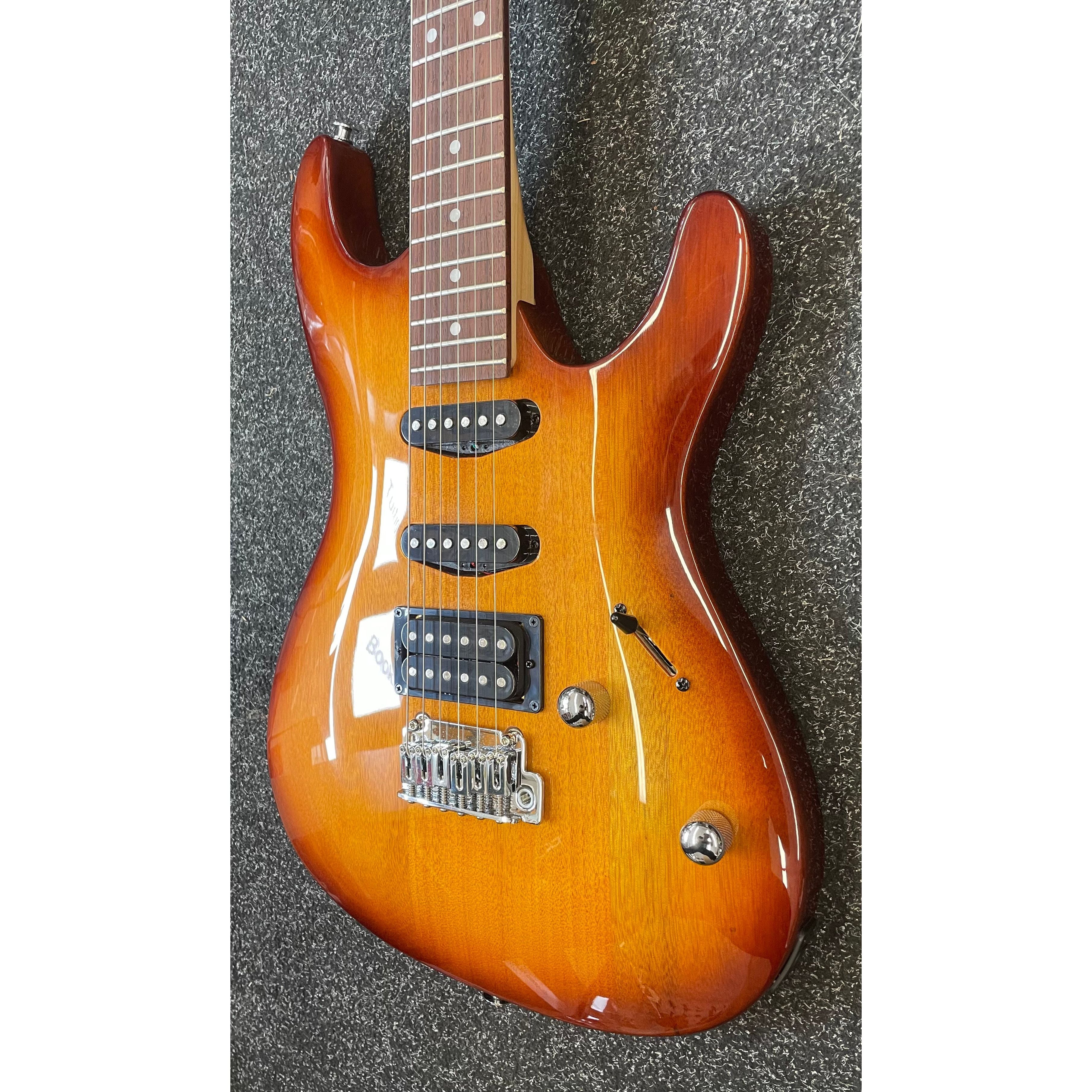 Ibanez Gio GSA60 HSS Electric Guitar in Brown Sunburst with Hardcase Pre-Owned