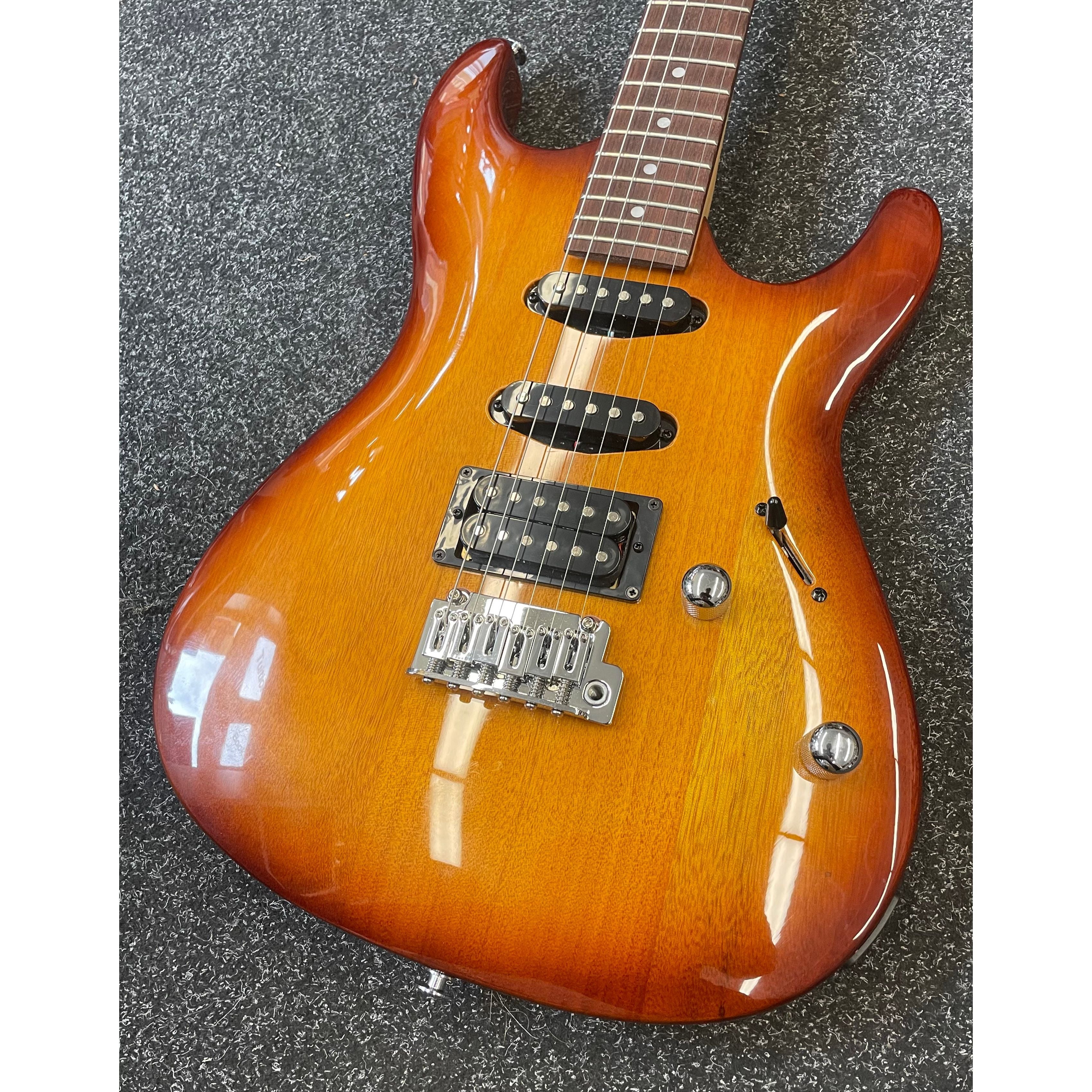 Ibanez Gio GSA60 HSS Electric Guitar in Brown Sunburst with Hardcase Pre-Owned