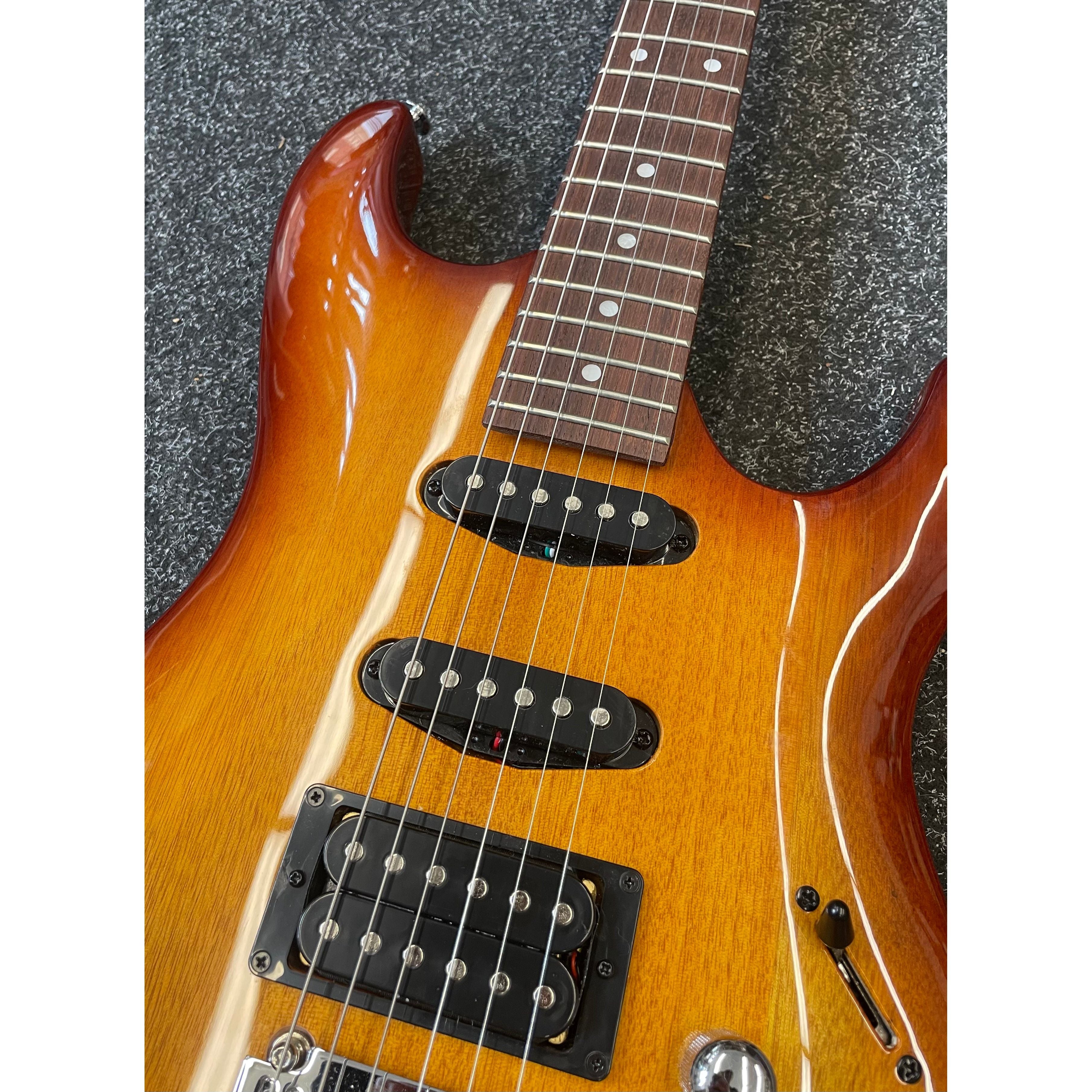 Ibanez Gio GSA60 HSS Electric Guitar in Brown Sunburst with Hardcase Pre-Owned