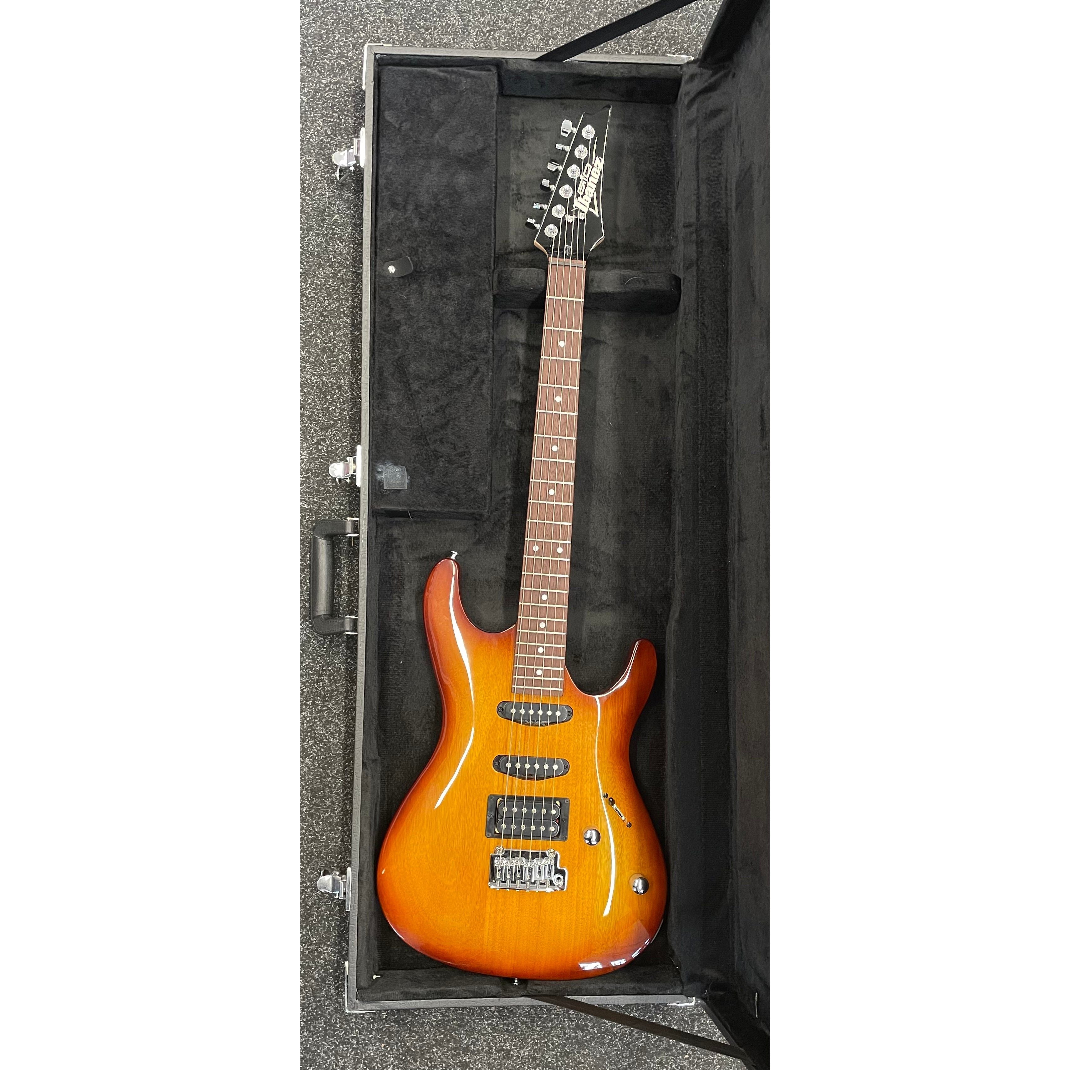 Ibanez Gio GSA60 HSS Electric Guitar in Brown Sunburst with Hardcase Pre-Owned