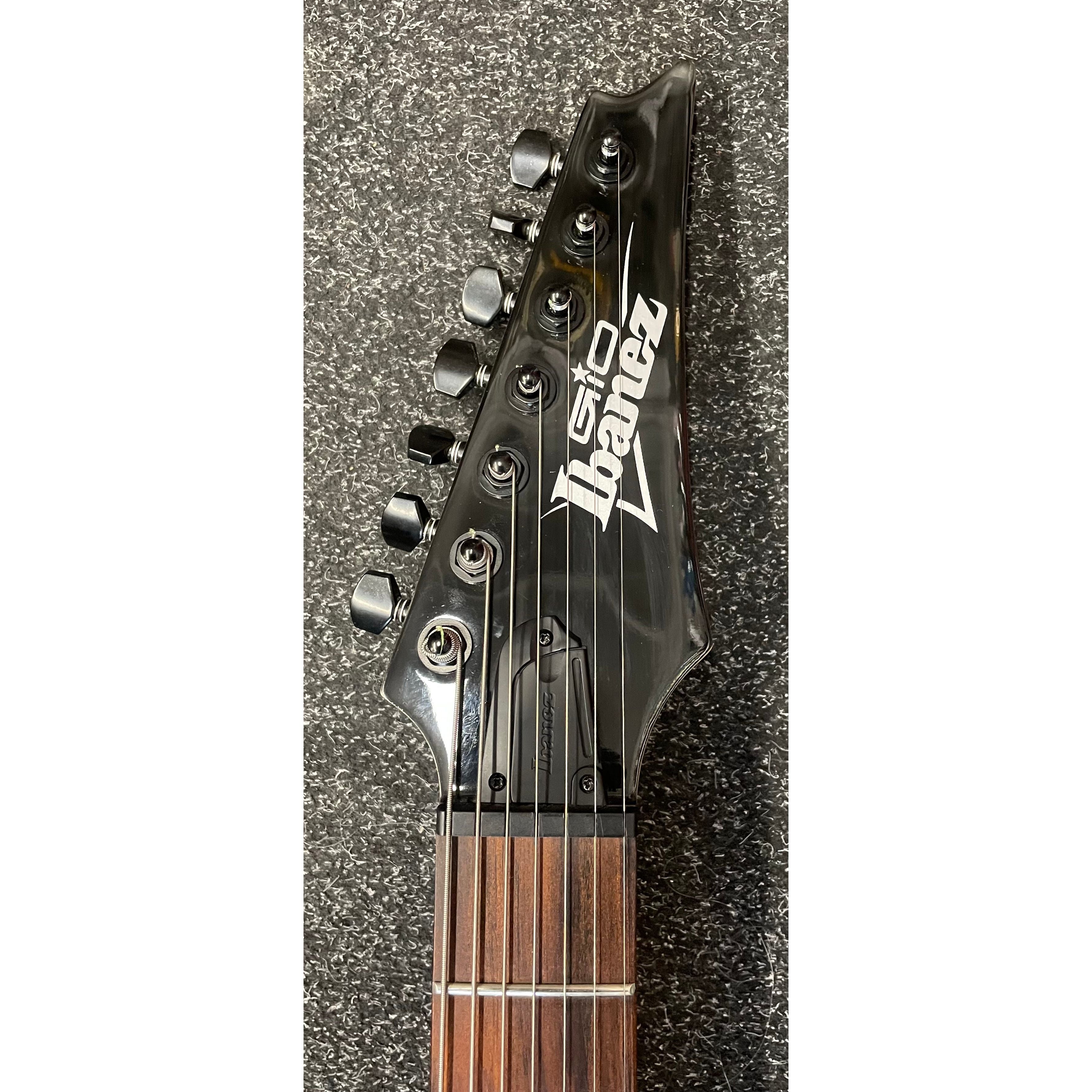 Ibanez GRG7221QA GIO 7 String Electric Guitar HH in Transparent Black Sunburst Pre-Owned