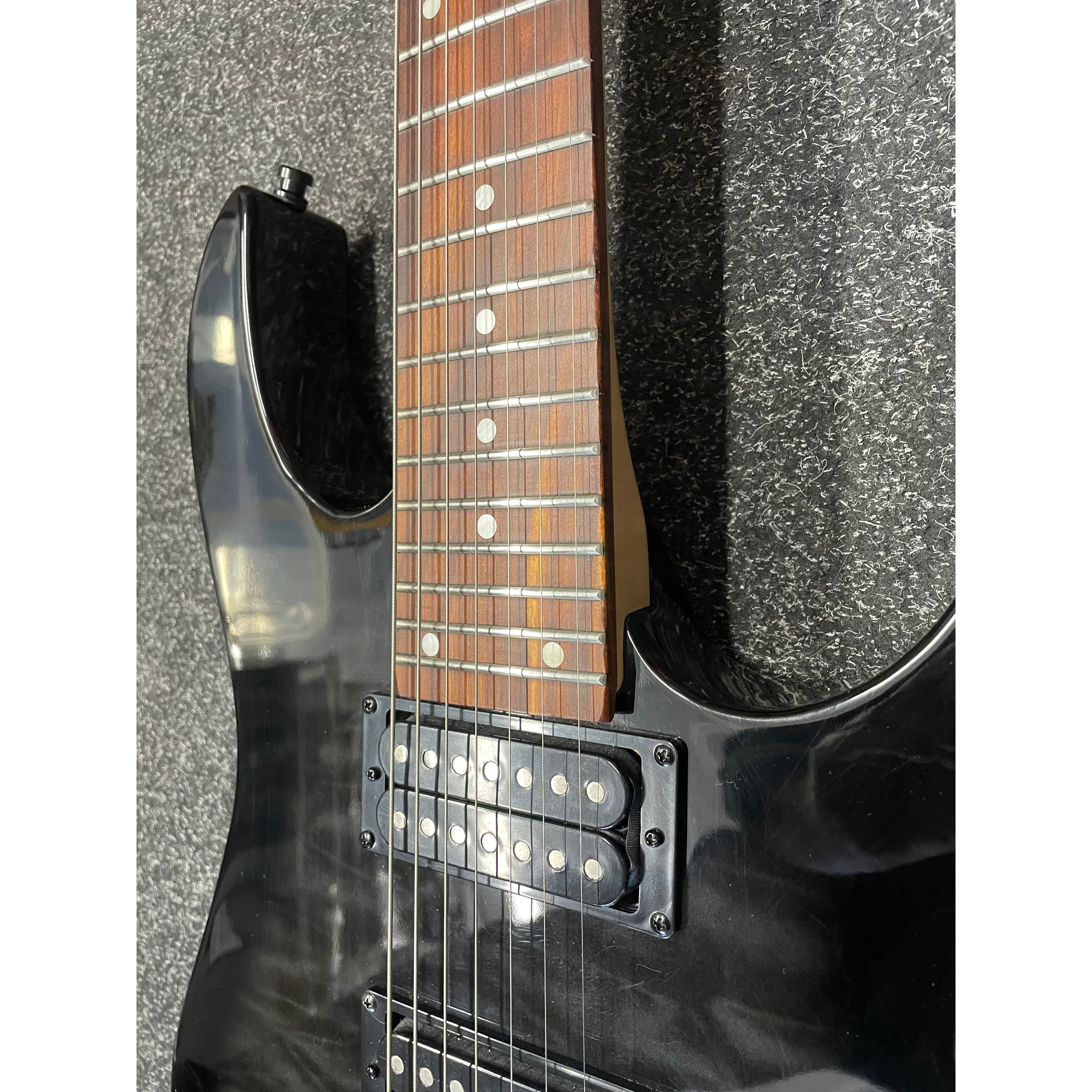 Ibanez GRG7221QA GIO 7 String Electric Guitar HH in Transparent Black Sunburst Pre-Owned