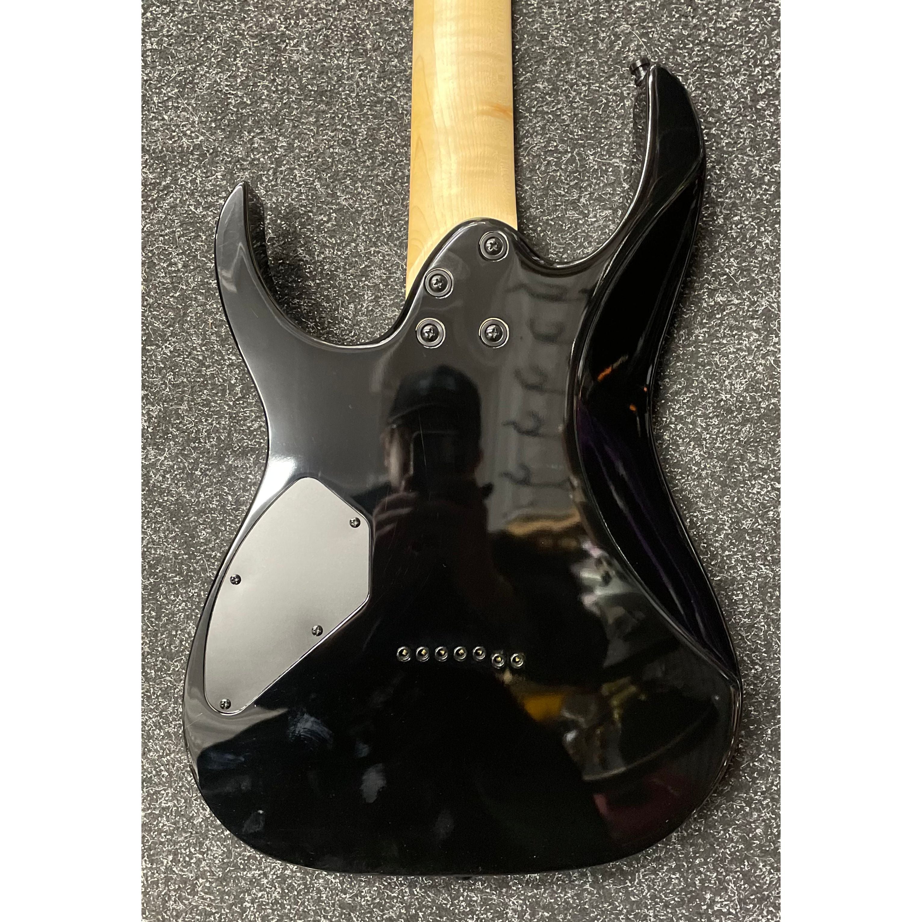 Ibanez GRG7221QA GIO 7 String Electric Guitar HH in Transparent Black Sunburst Pre-Owned