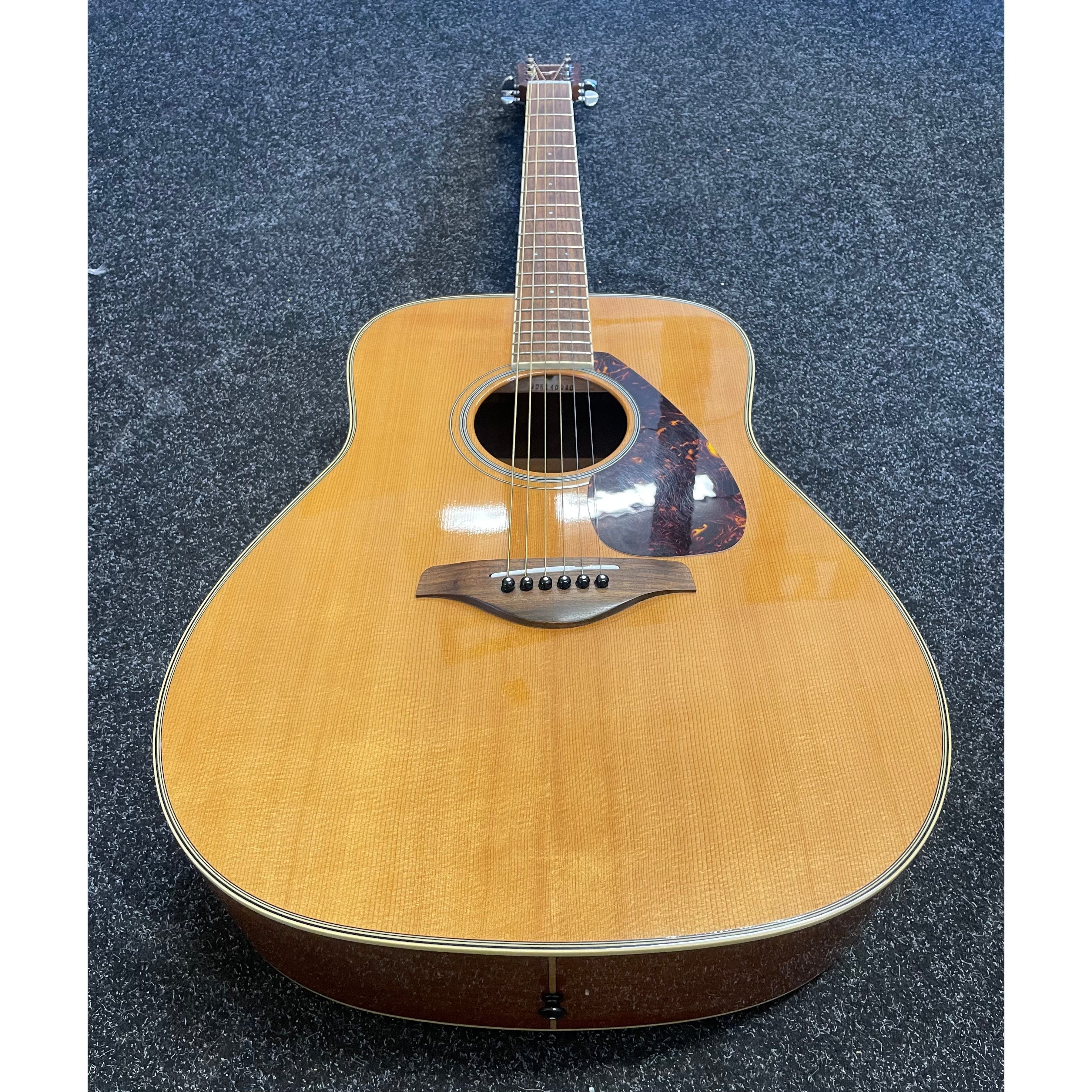 Yamaha FG720S Dreadnought Size Acoustic Guitar in Natural with Gigbag Pre-Owned