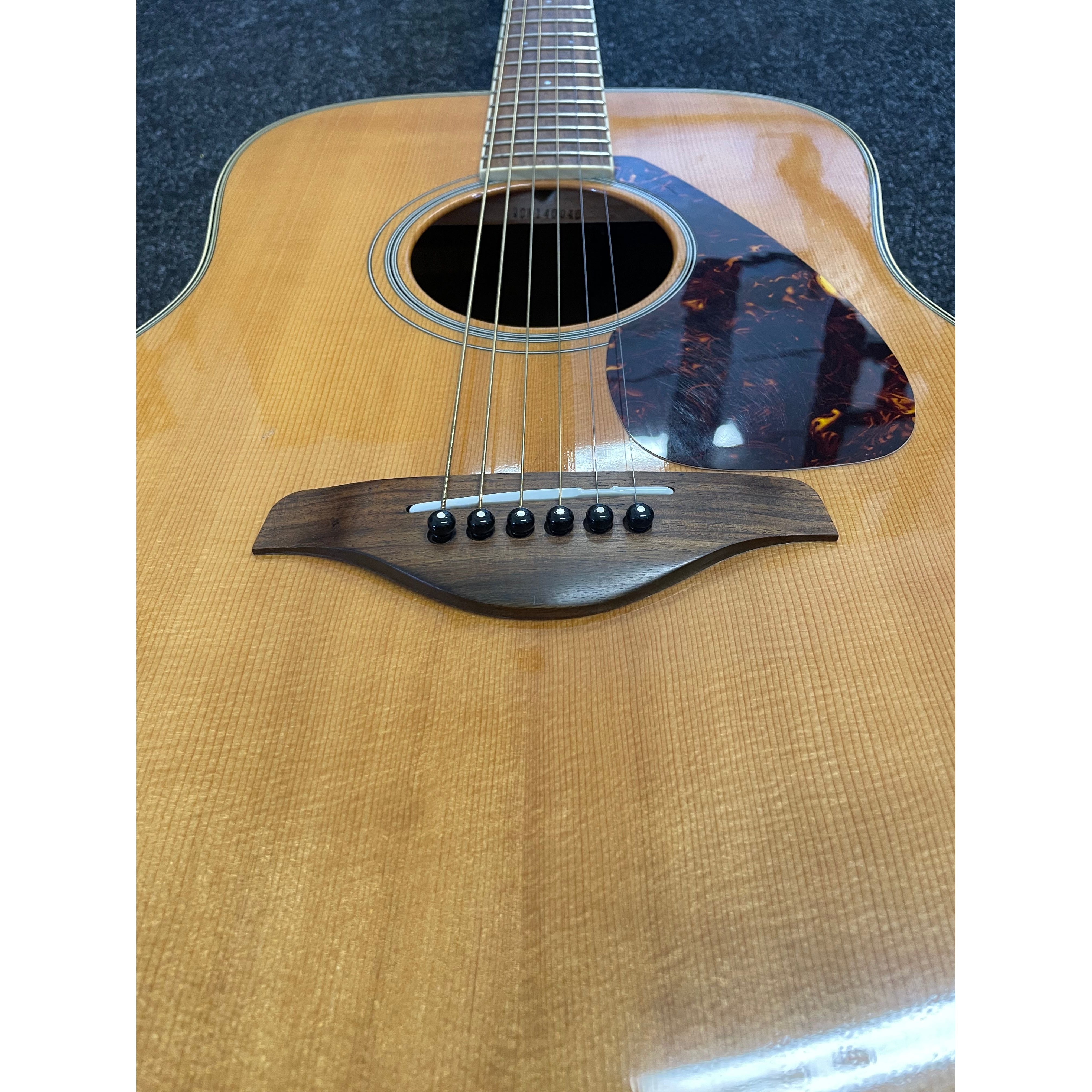 Yamaha FG720S Dreadnought Size Acoustic Guitar in Natural with Gigbag Pre-Owned