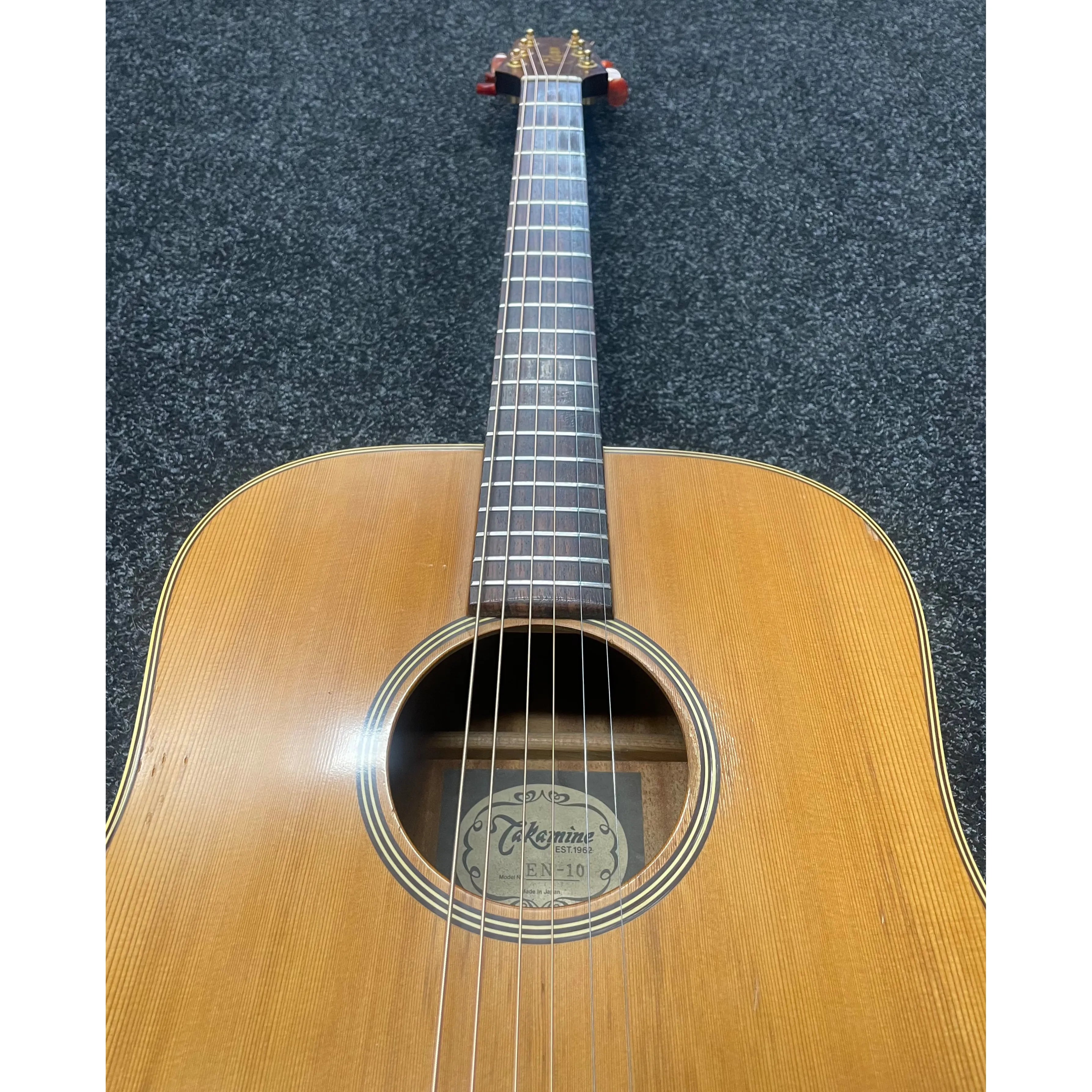 Takamine EN-10 Dreadnought 1989 MIJ Acoustic Guitar & Hardcase Pre-Owned