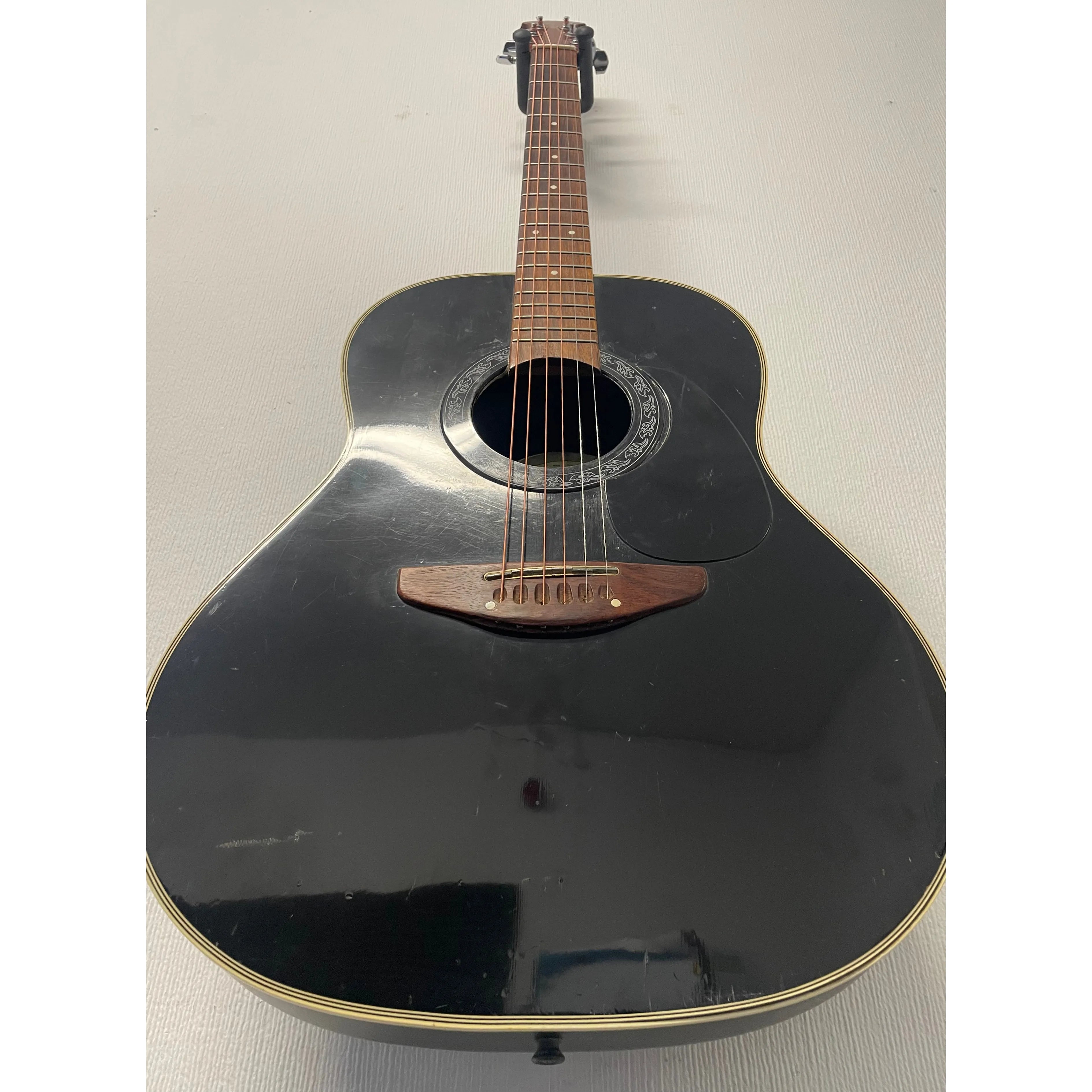 Clarissa Roundback Electro-Acoustic Ovation Style G100EL in Black Pre-Owned