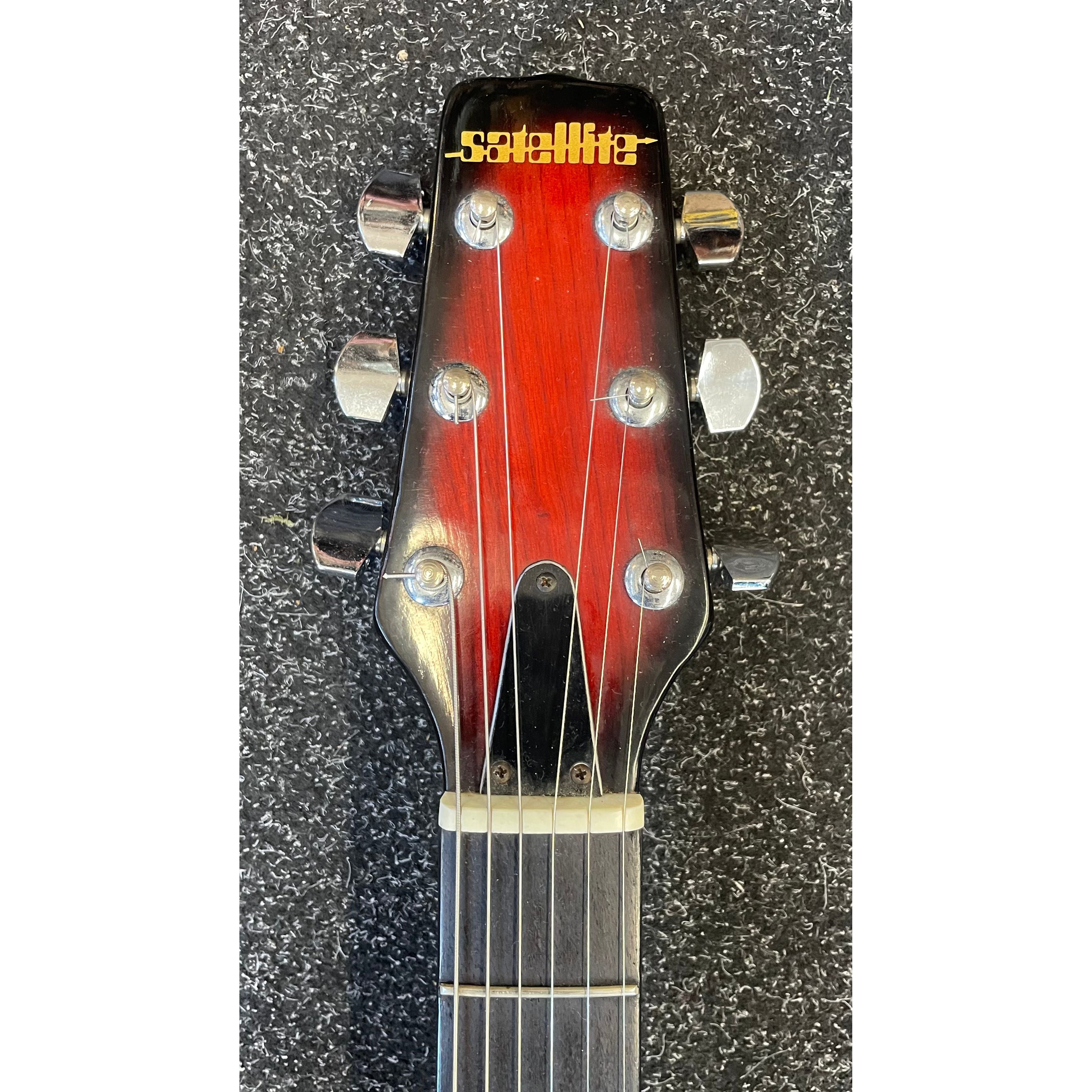 Satellite Double Cut Electric Guitar 1970s with Carry Case Pre-Owned