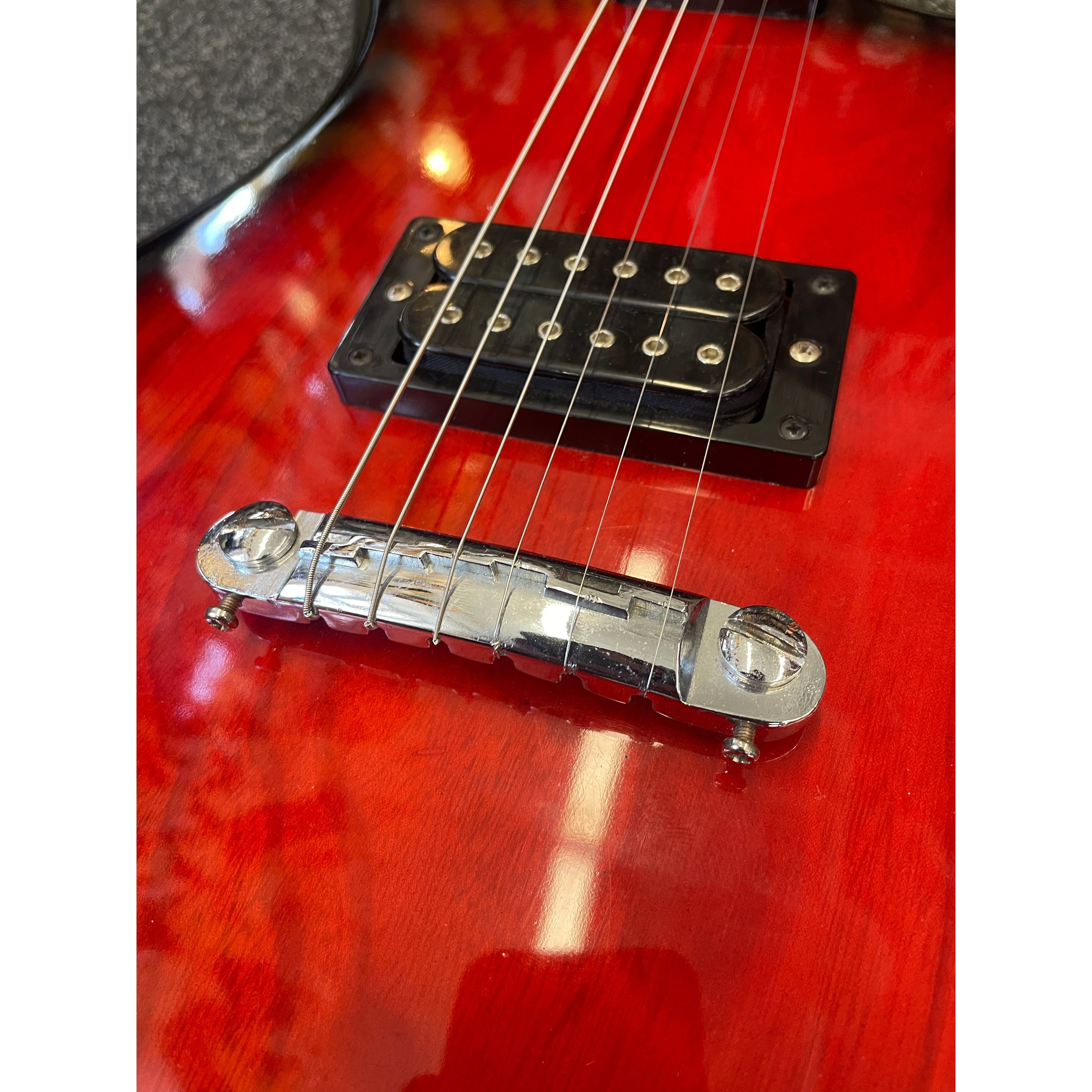 Satellite Double Cut Electric Guitar 1970s with Carry Case Pre-Owned