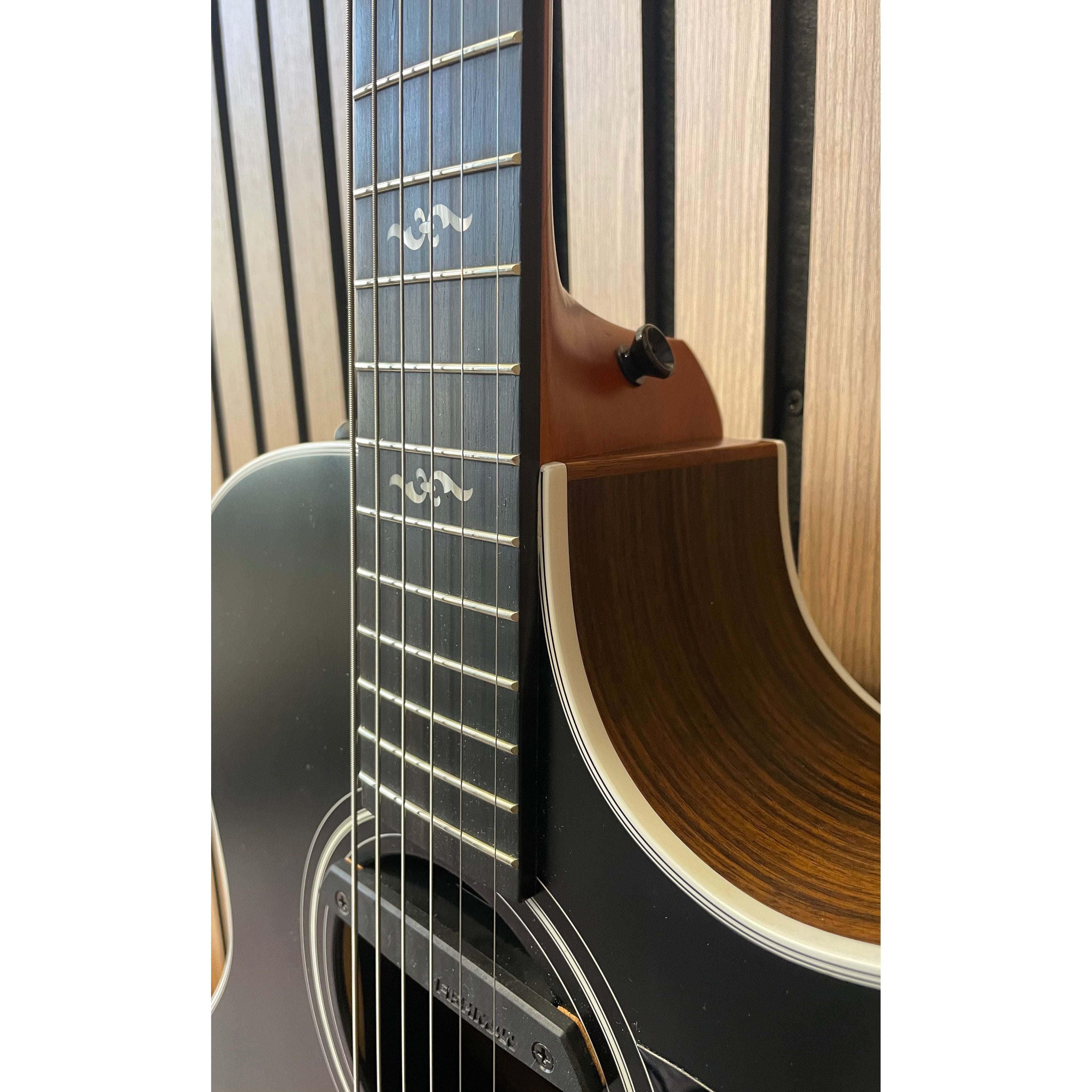 Taylor 414CE-R Blacktop Limited Edition with Fishman Split Earth Pickup System and Hardcase Pre-Owned