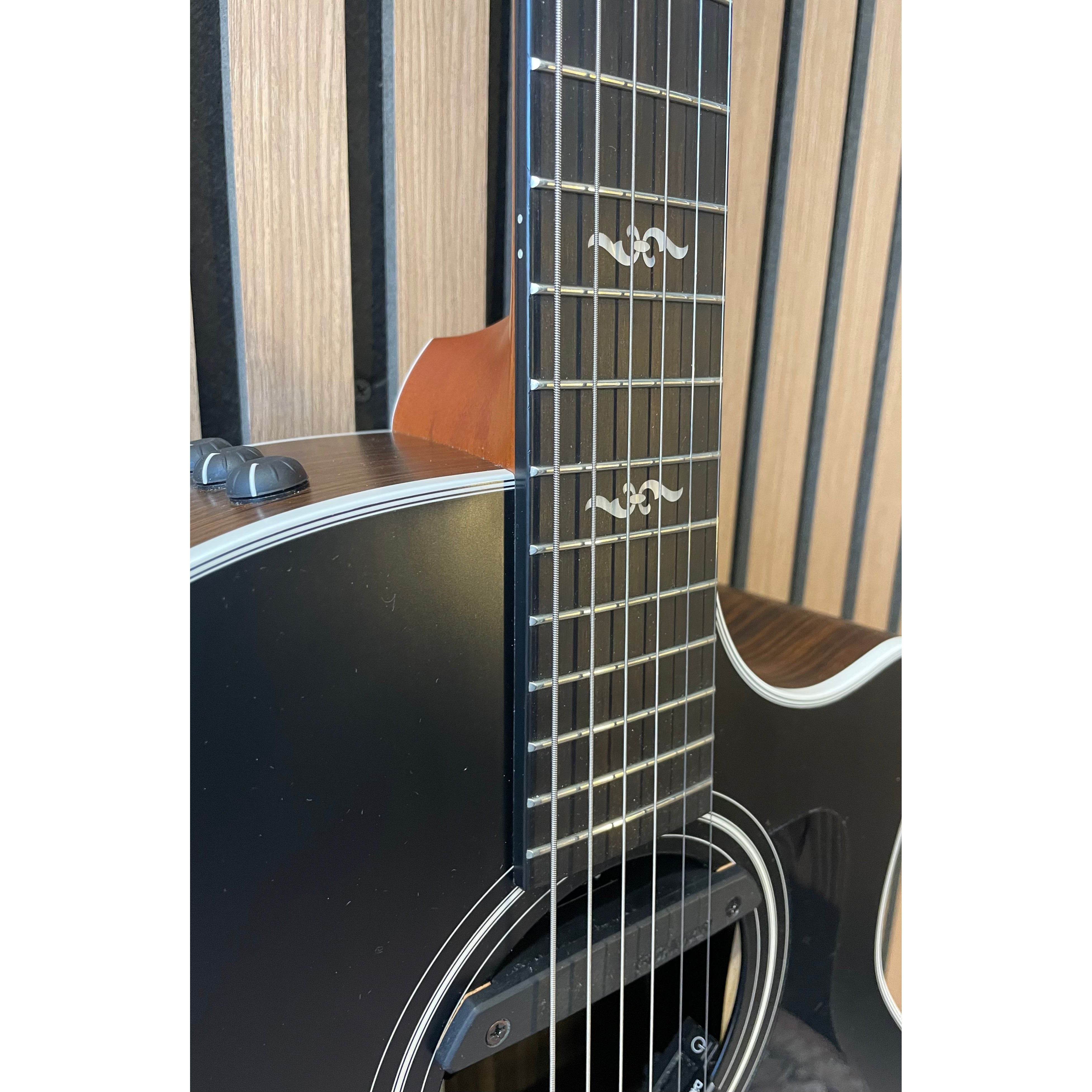 Taylor 414CE-R Blacktop Limited Edition with Fishman Split Earth Pickup System and Hardcase Pre-Owned