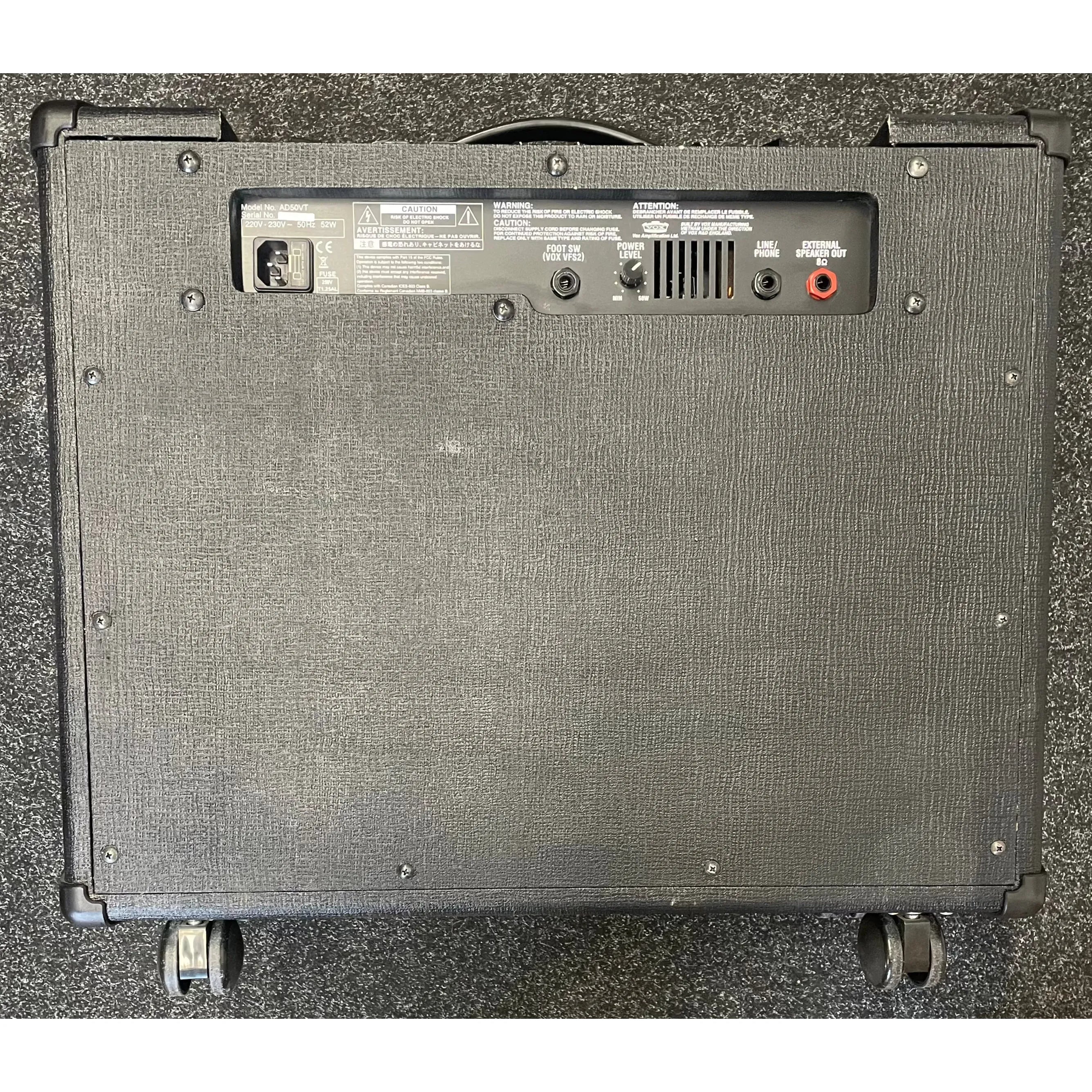 Vox Valvetronix AD50VT Electric Guitar Amplifier with Wheels Pre-Owned